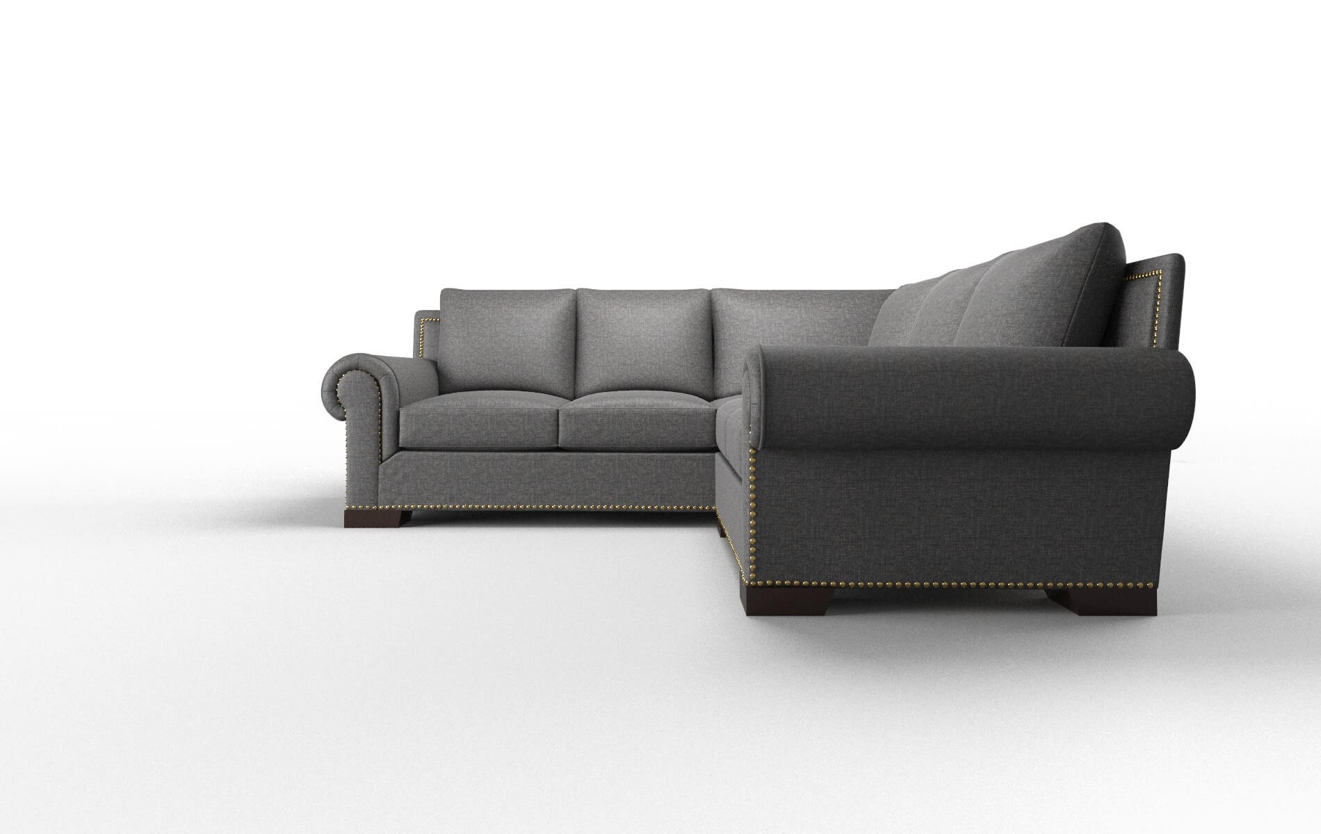 James Curious Eclipse Sectional espresso legs 5