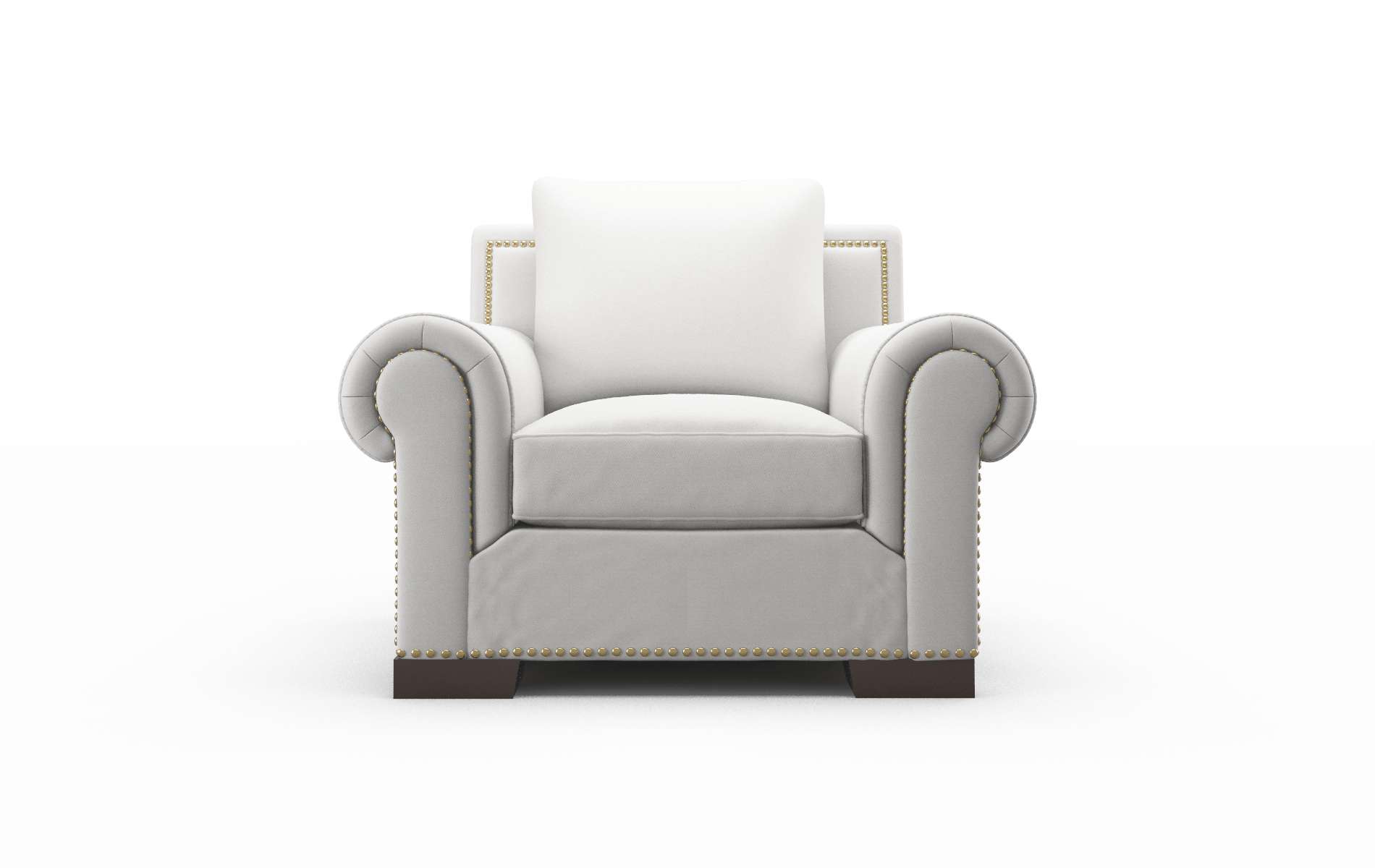 James Dawson Platinum Chair espresso legs 1