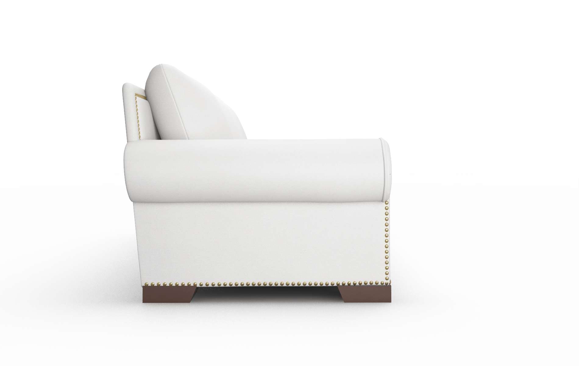James Dawson Platinum Sofa espresso legs 3