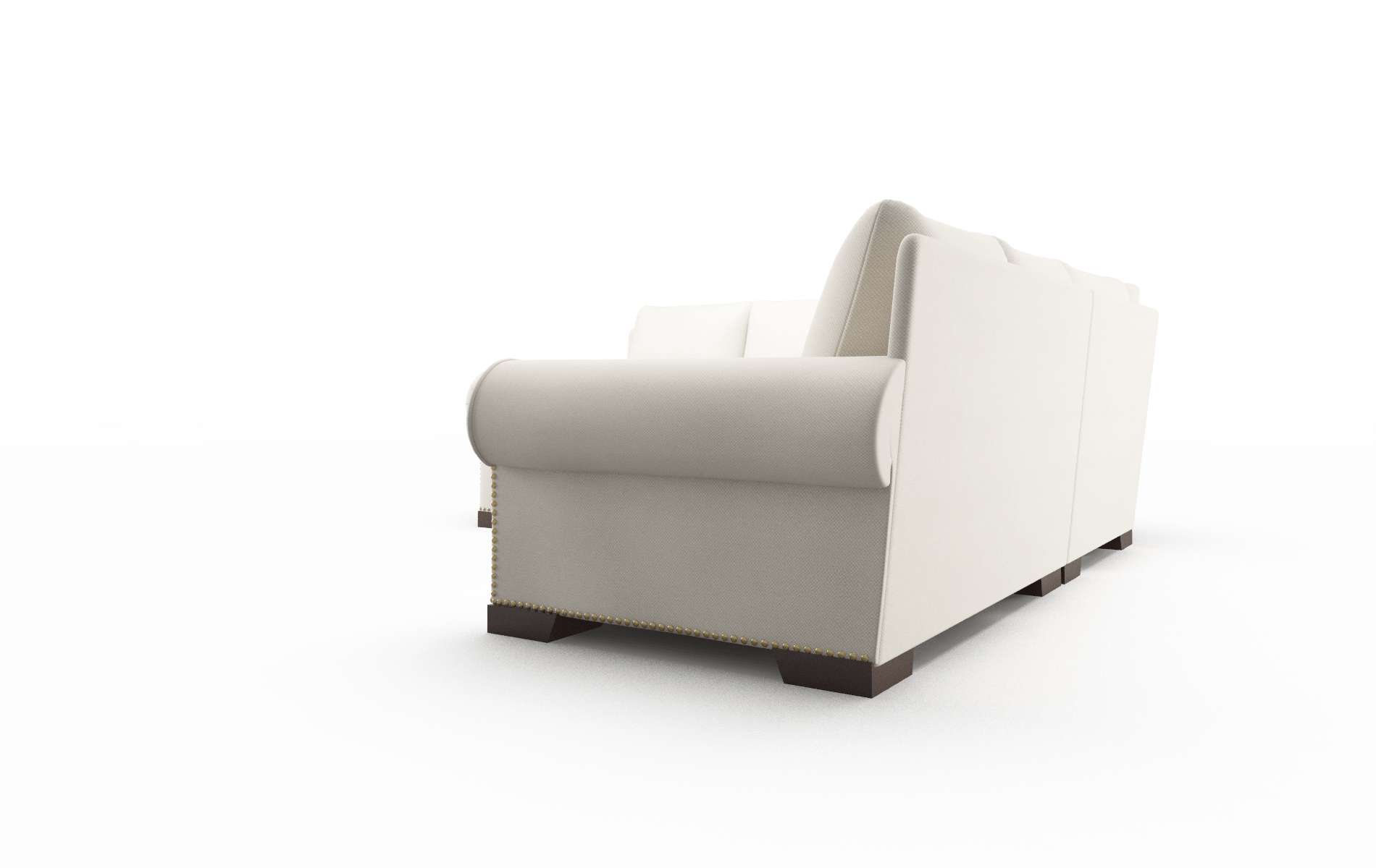 James Dawson Sand Sectional espresso legs 4
