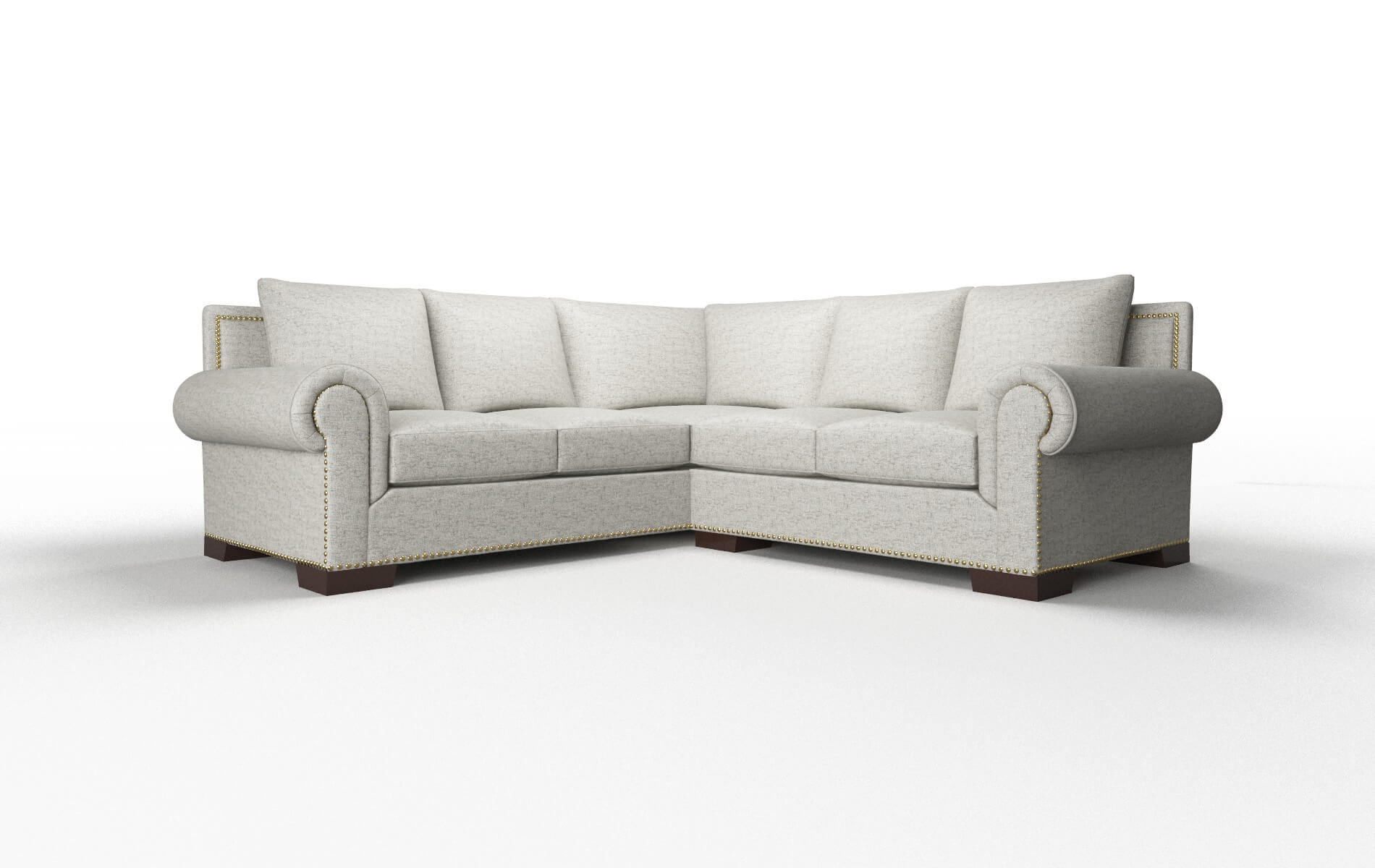 James Derby Ash Sectional espresso legs 1