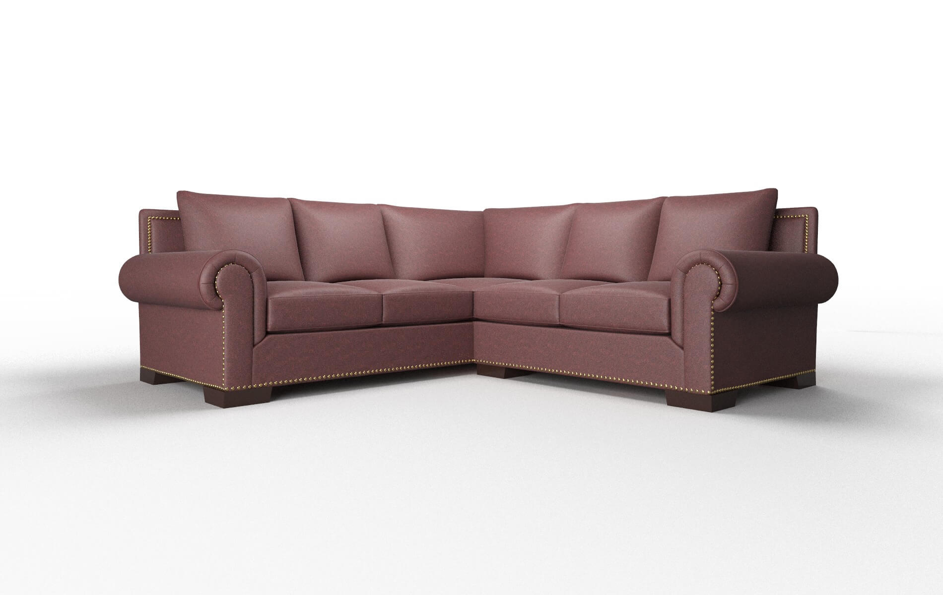 James Derby Berry Sectional espresso legs 1