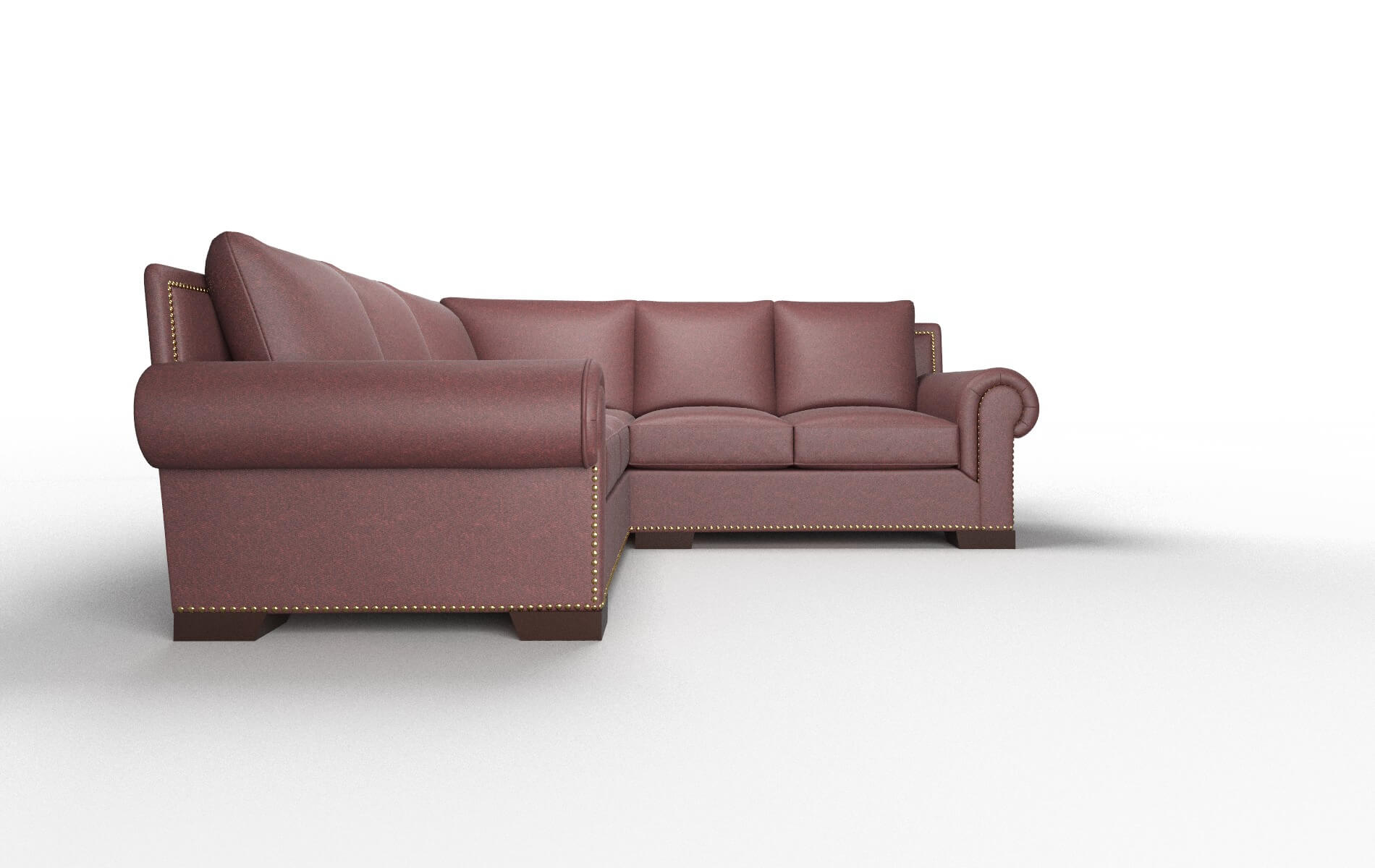 James Derby Berry Sectional espresso legs 2