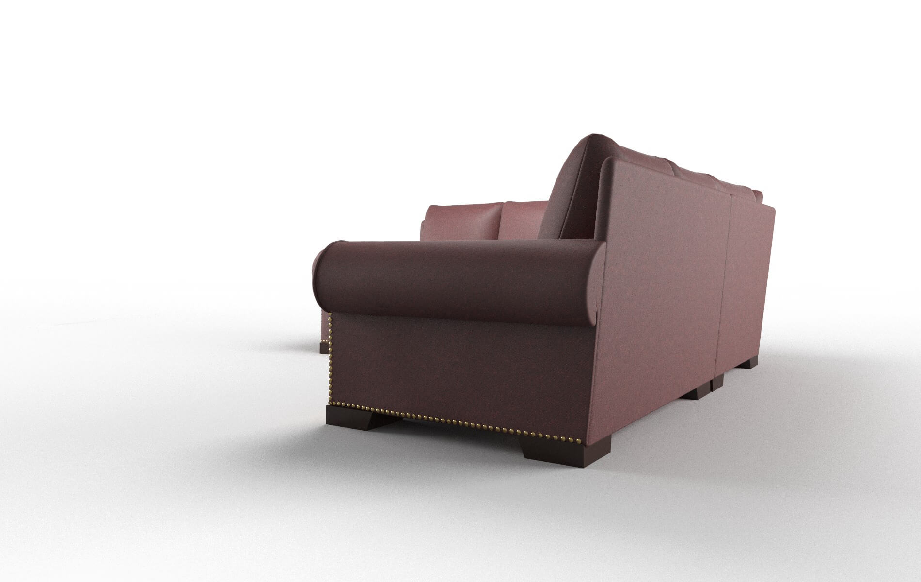 James Derby Berry Sectional espresso legs 4