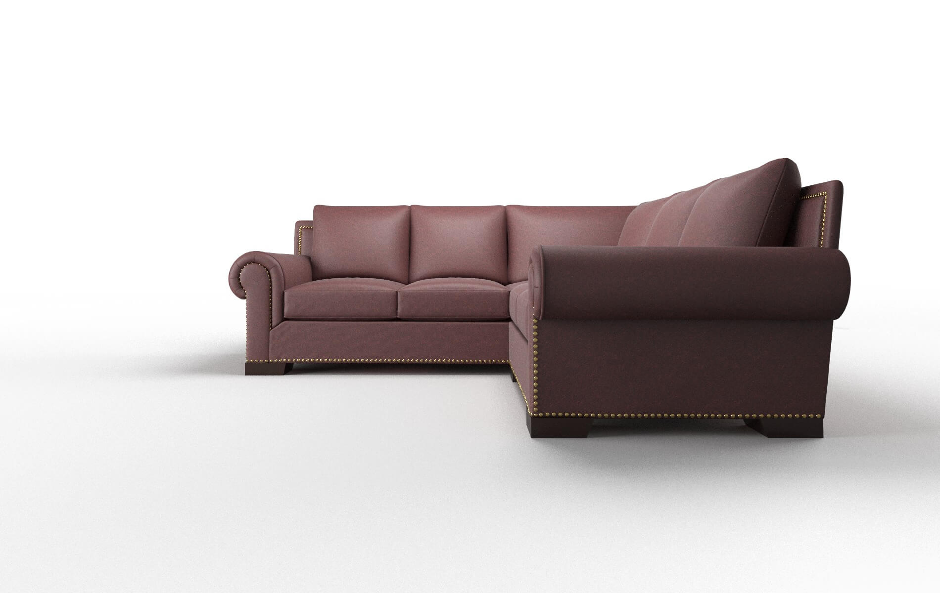 James Derby Berry Sectional espresso legs 5