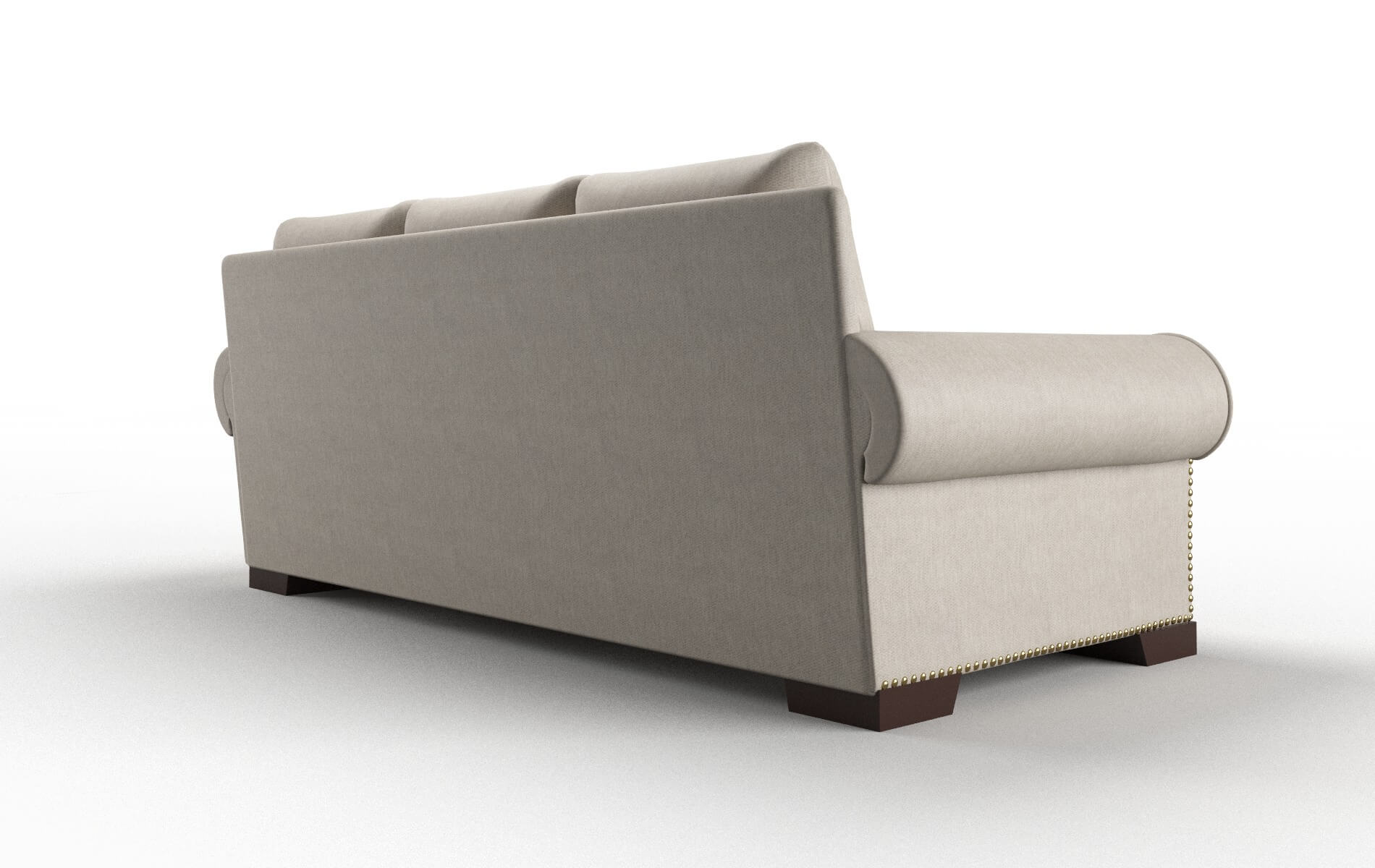 James Derby Linen Sofa espresso legs 5