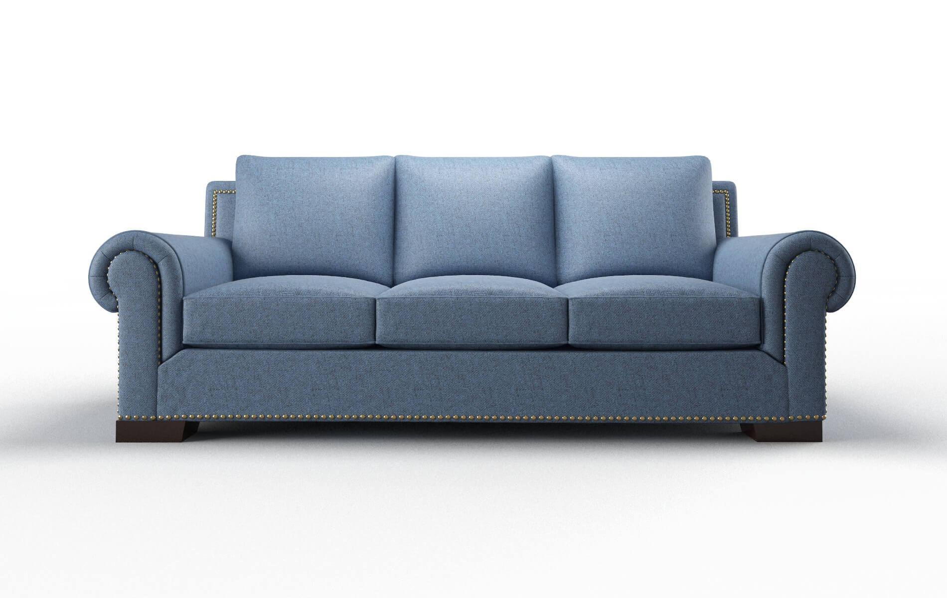 James Derby Navy Sofa espresso legs 1