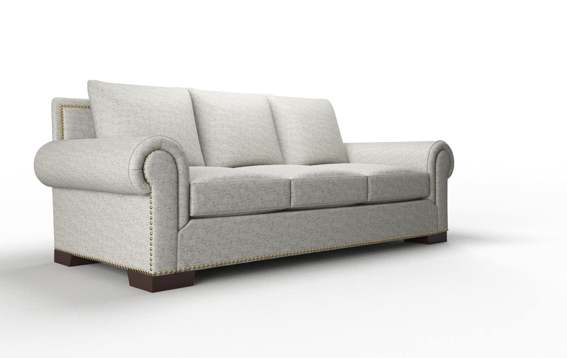 James Derby Silver Sofa espresso legs 2