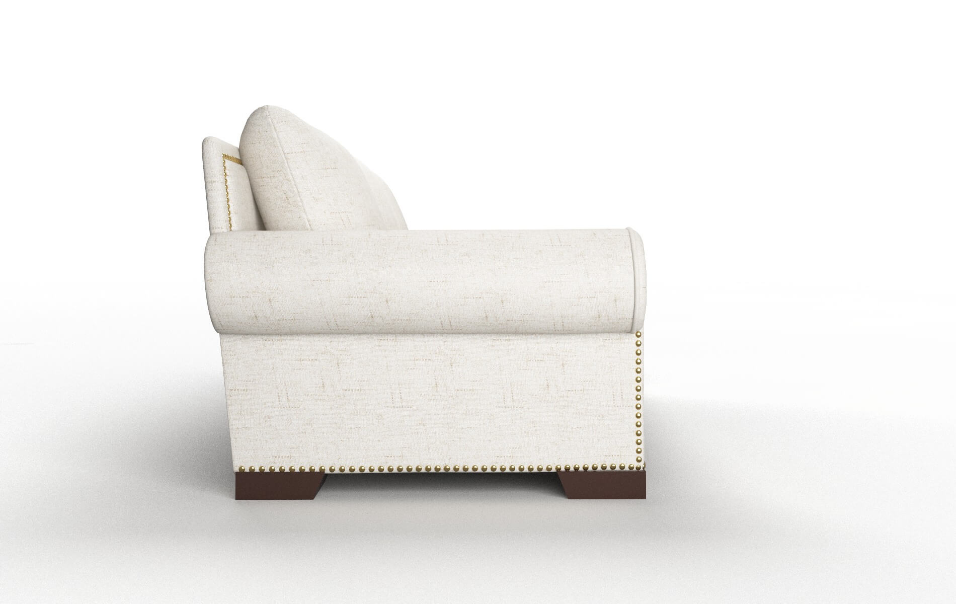 James Derby Taupe Sofa espresso legs 3