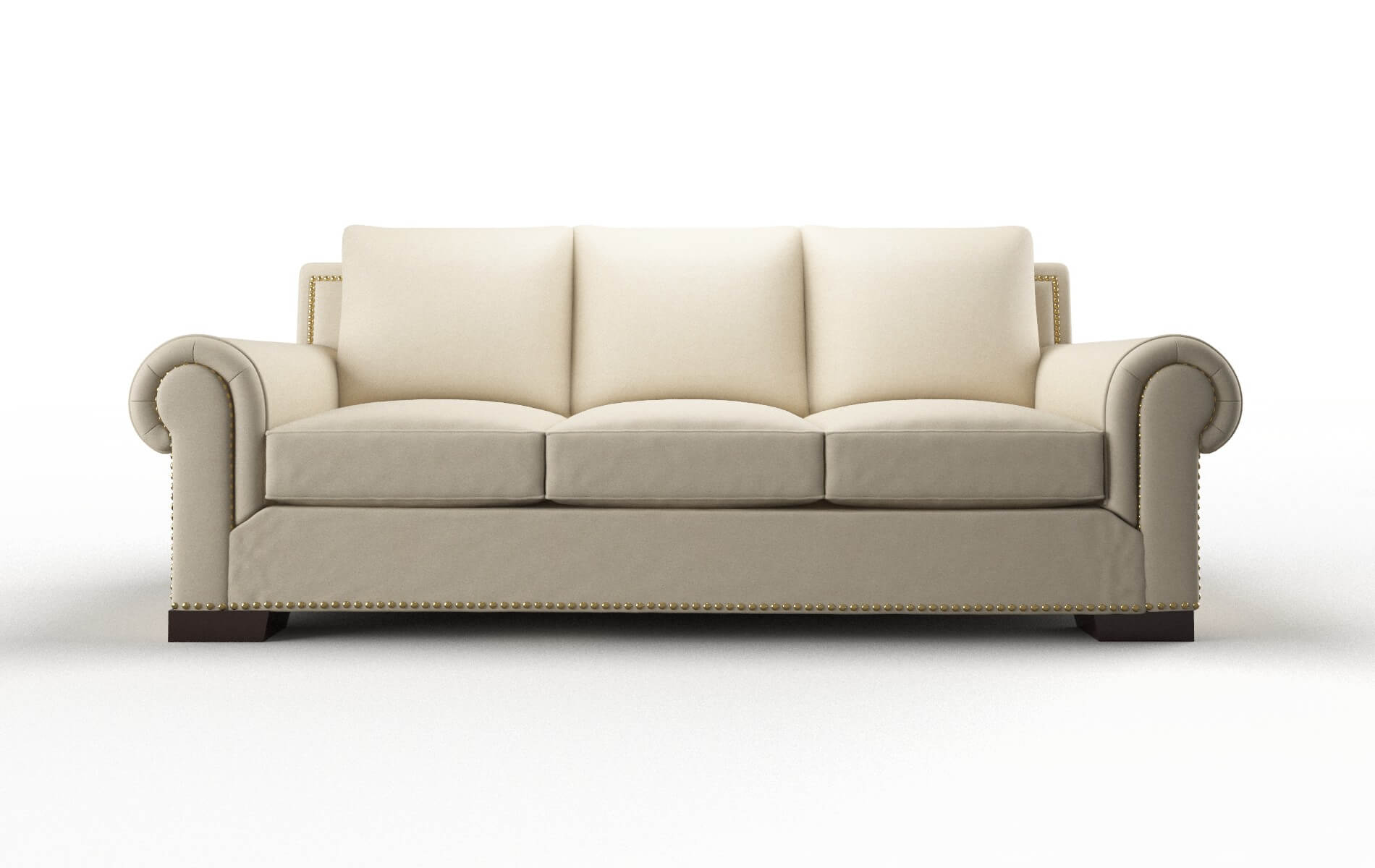 James Dream_d Almond Sofa espresso legs 1