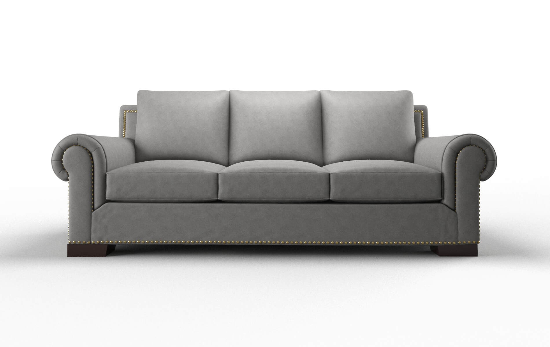 James Dream_d Charcoal Sofa espresso legs 1