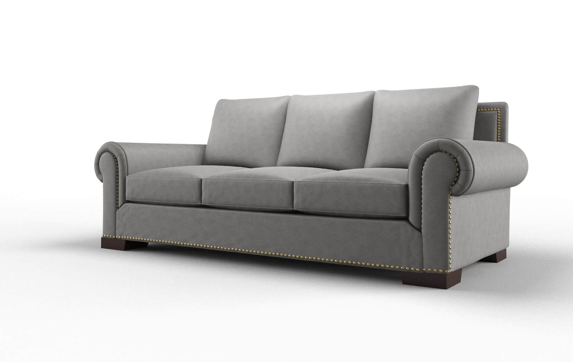 James Dream_d Charcoal Sofa espresso legs 4