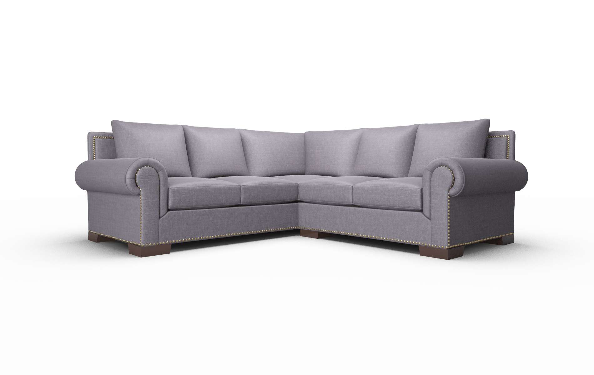 James Durham Ink Sectional espresso legs 1