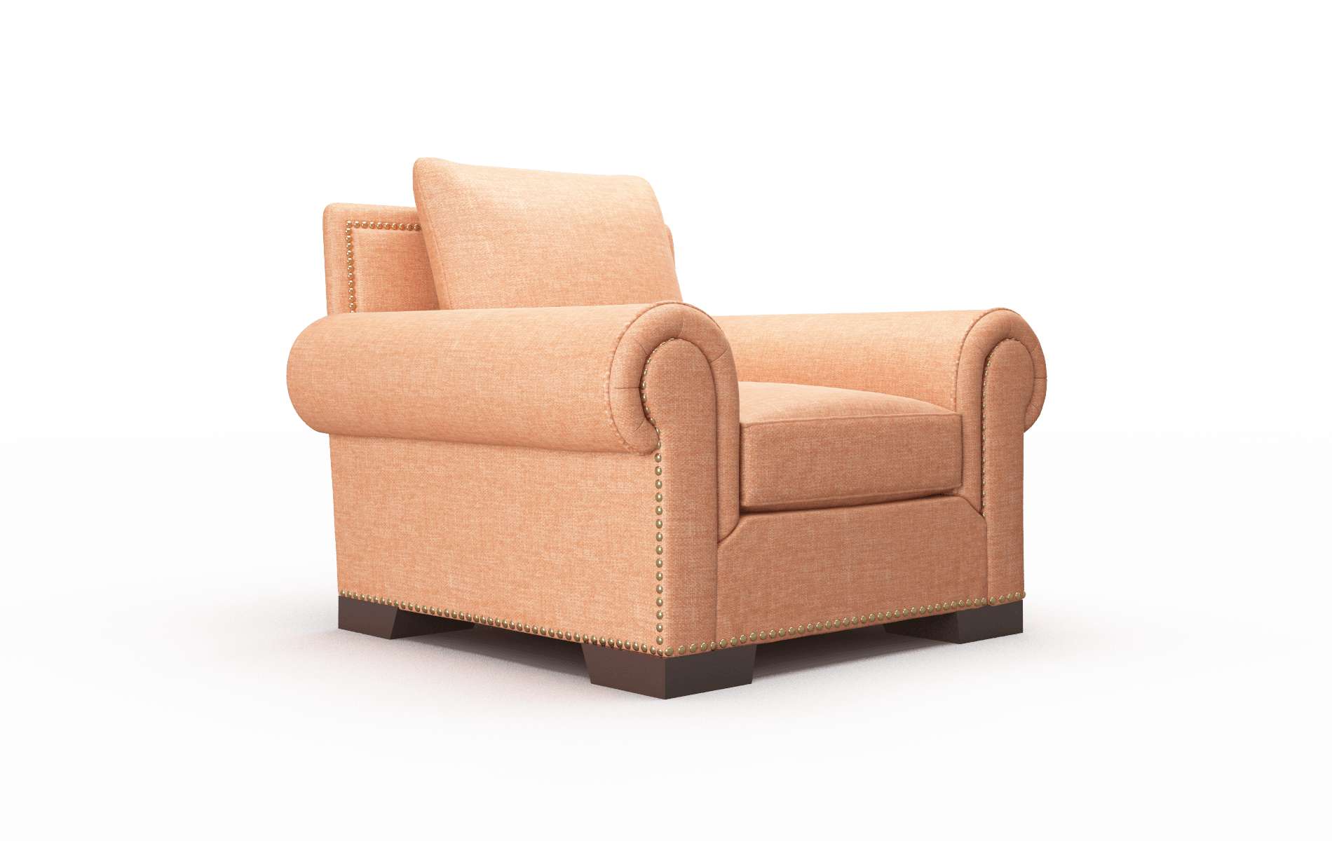 James Durham Tangerine Chair espresso legs 2