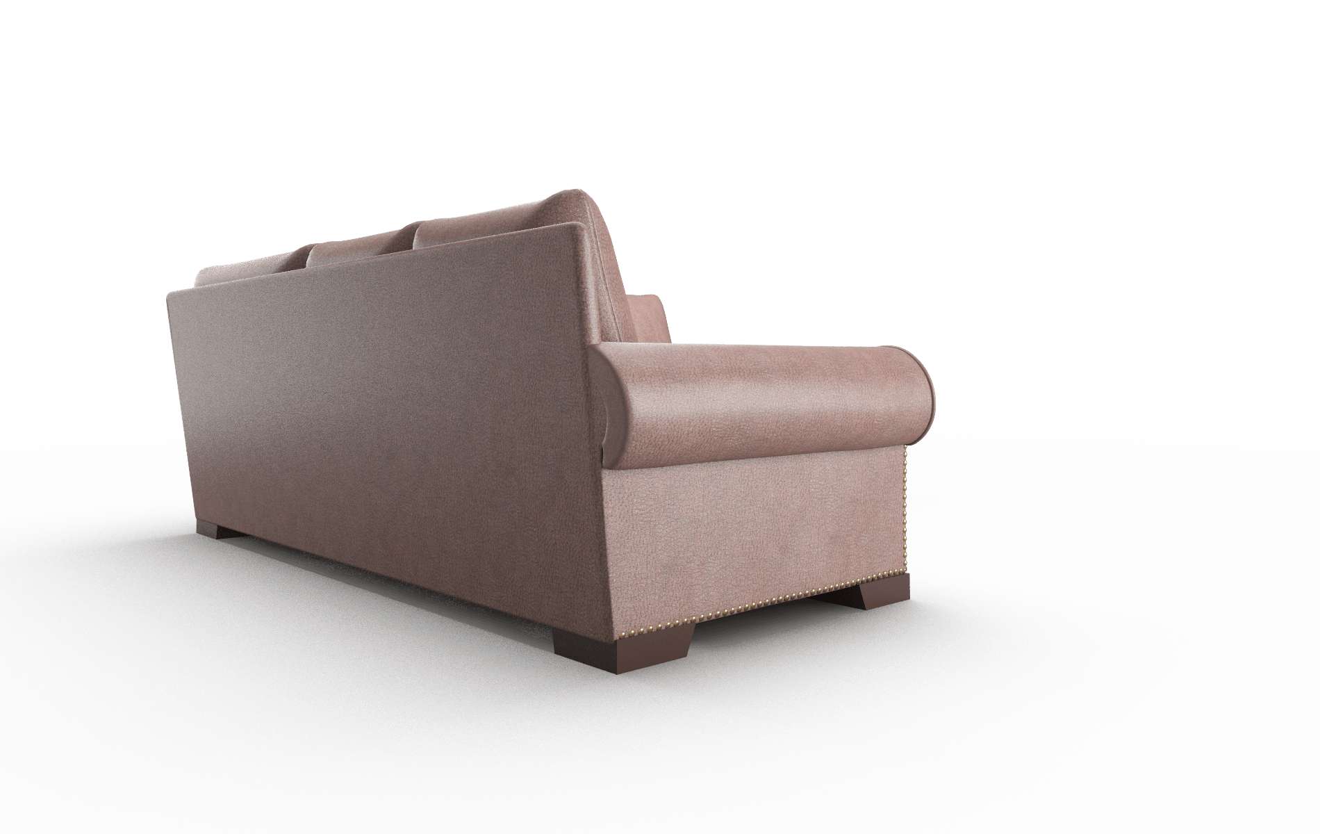 James Ford Brown Sectional espresso legs 3