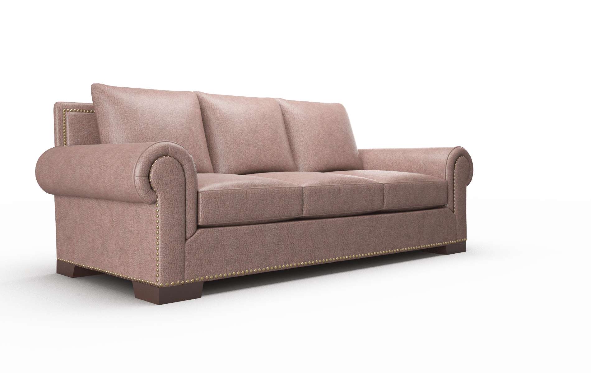 James Ford Brown Sofa espresso legs 2