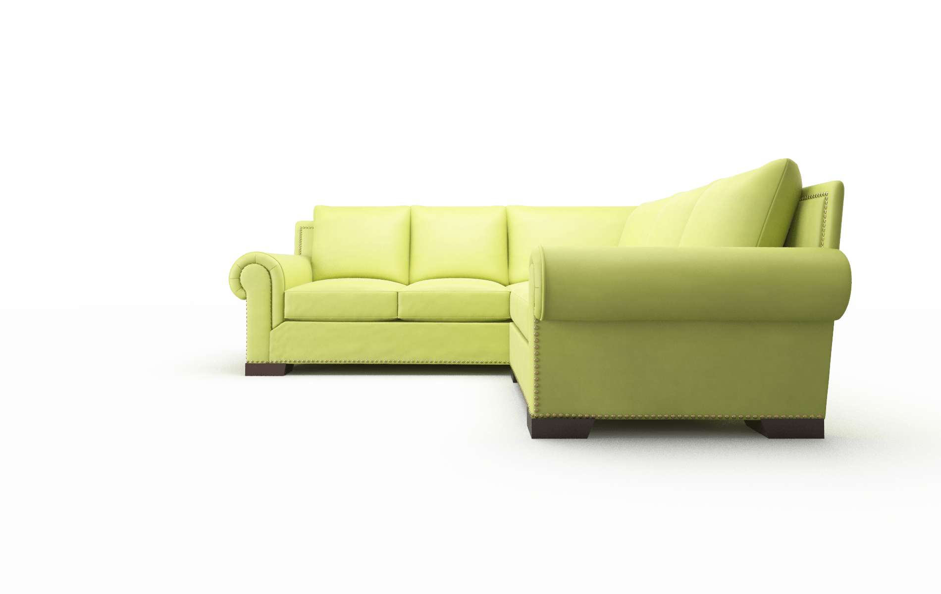 James Hathaway Apple Sectional espresso legs 5