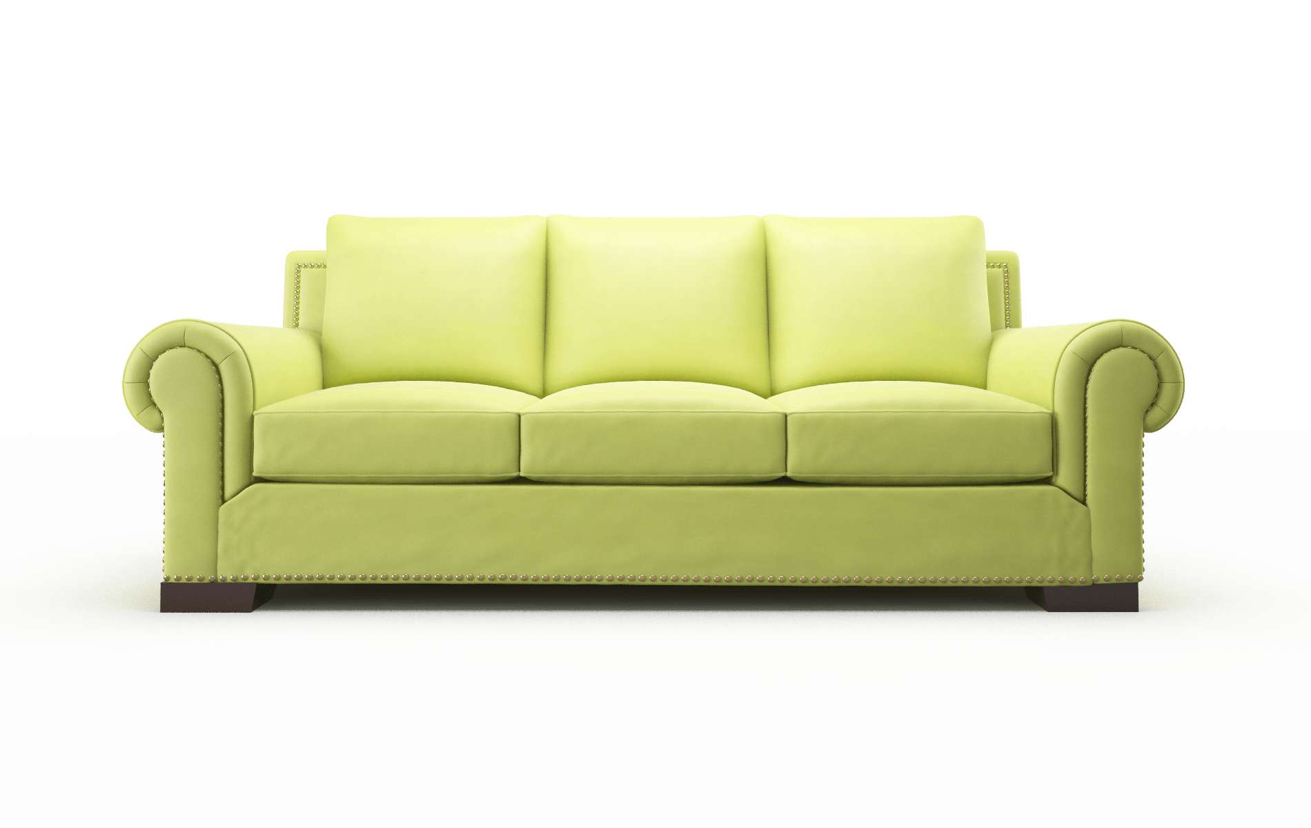 James Hathaway apple Sofa Espresso Legs  1
