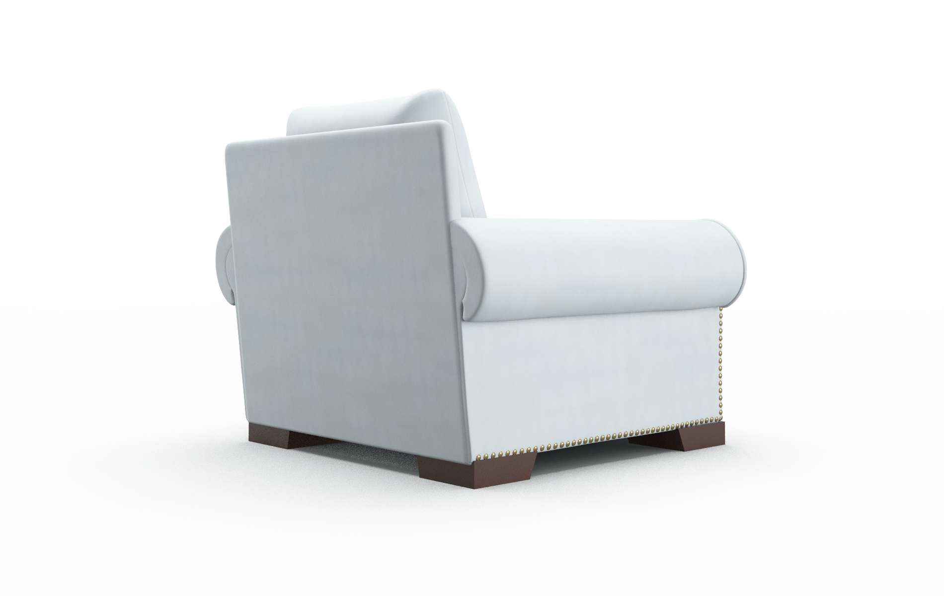 James Hathaway Aqua Chair espresso legs 5