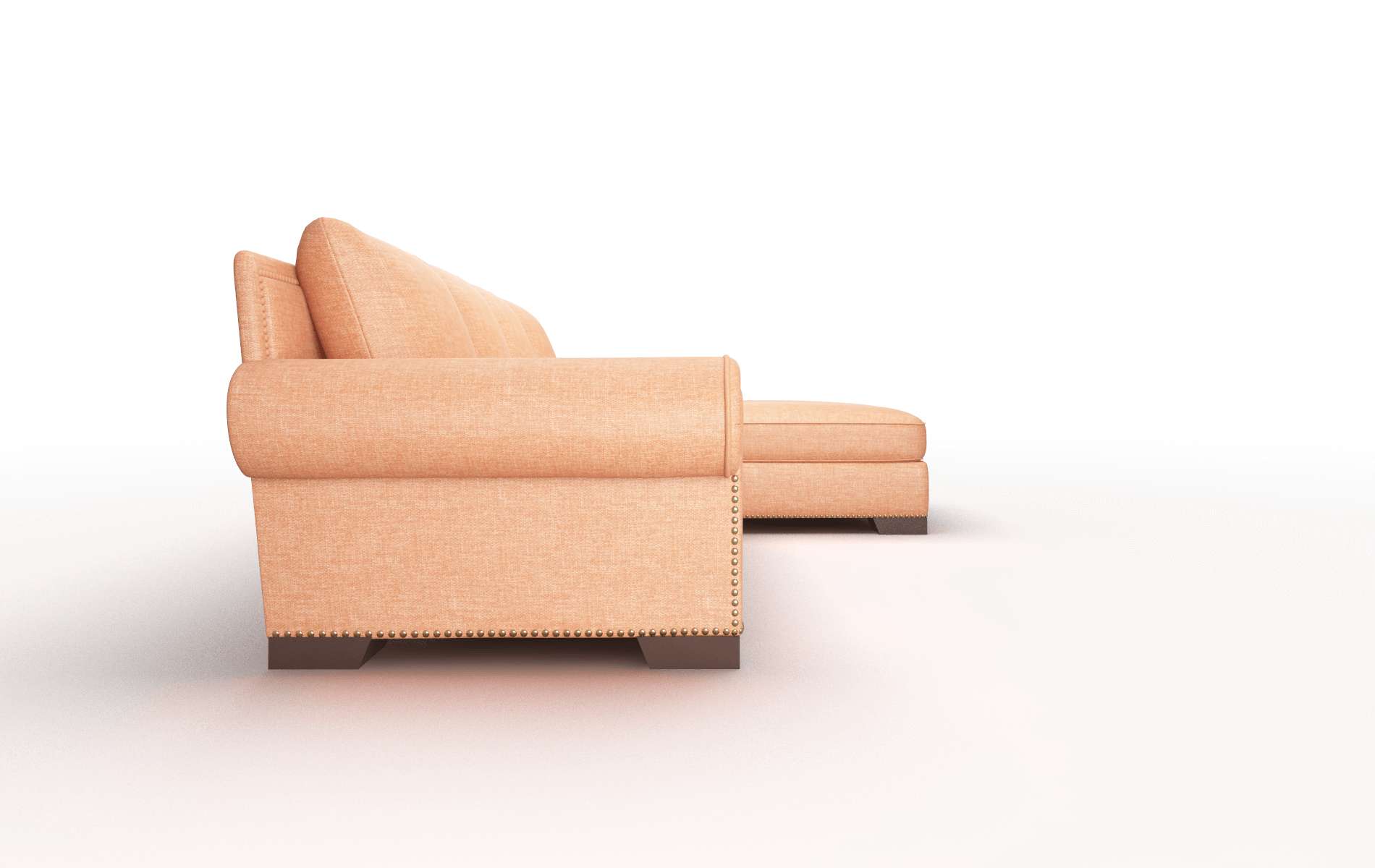 James Hepburn Appricot Panel espresso legs 3