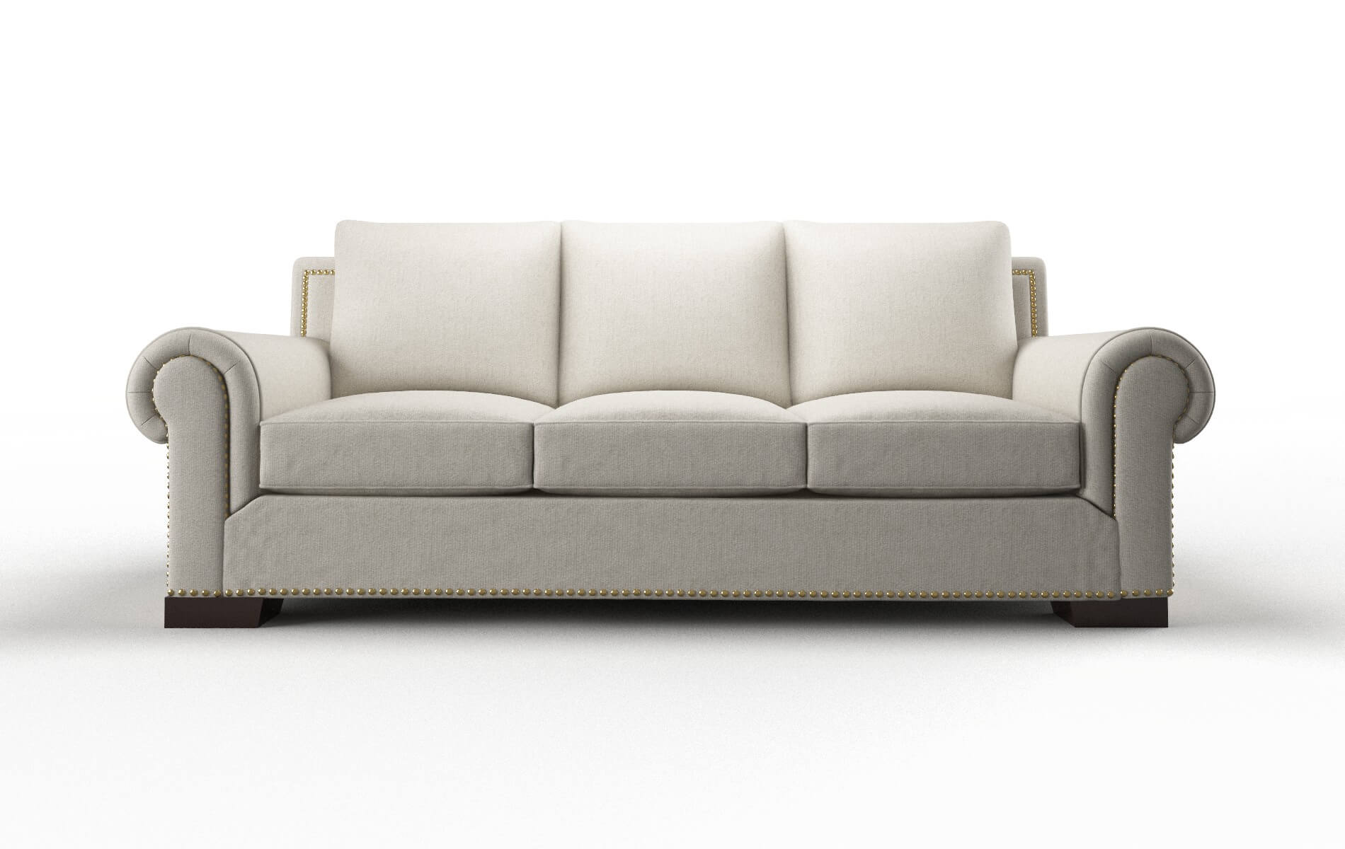 James Insight Dove Sofa espresso legs 1