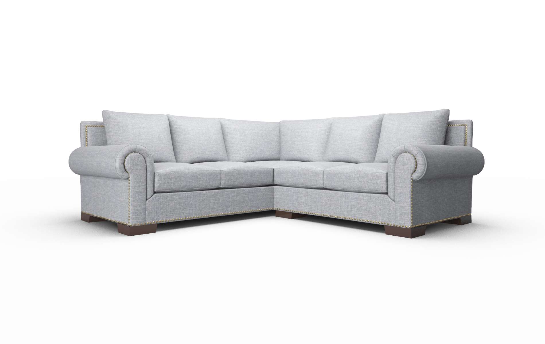 James Keylargo Ash Sectional espresso legs 1