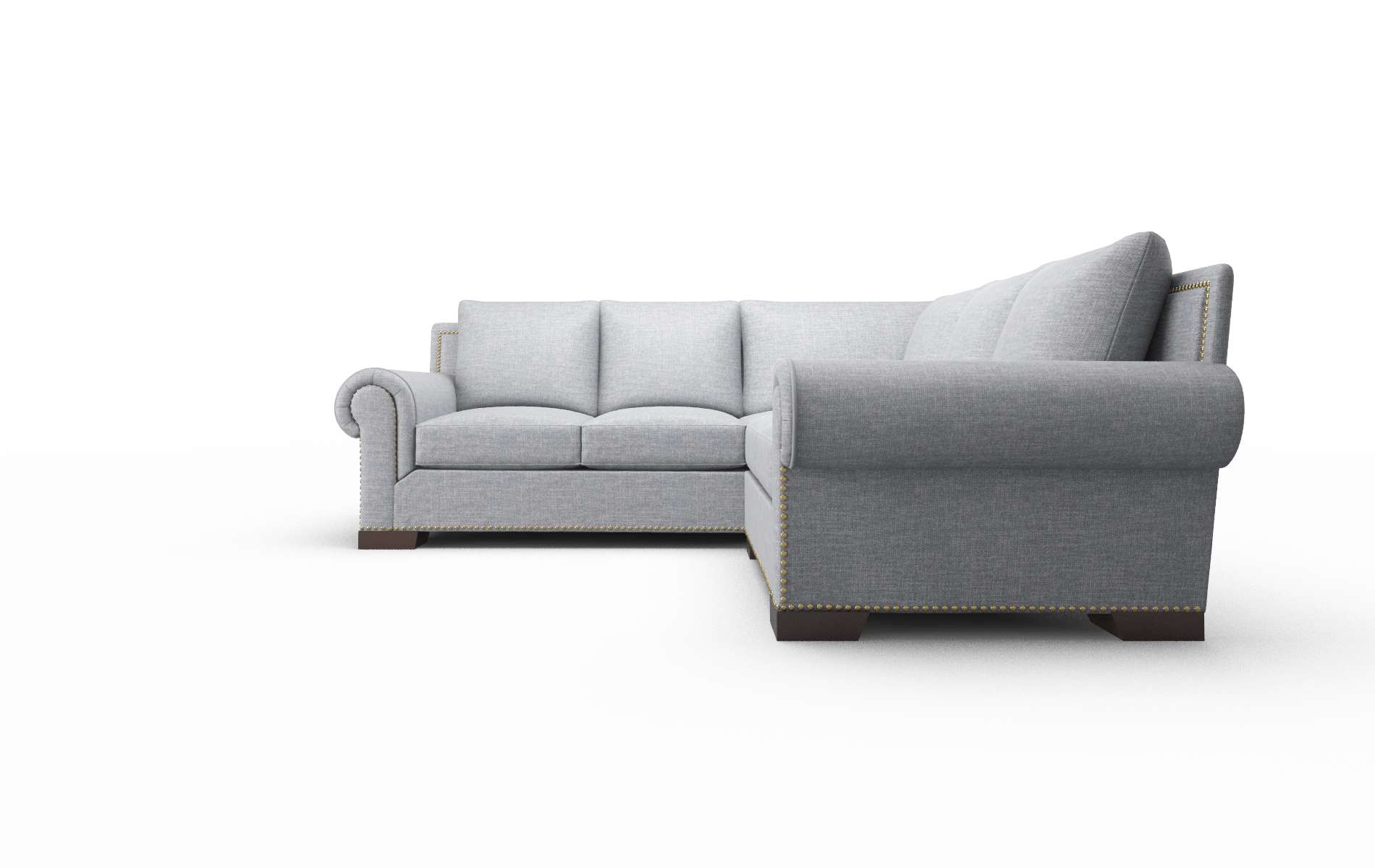 James Keylargo Ash Sectional espresso legs 5