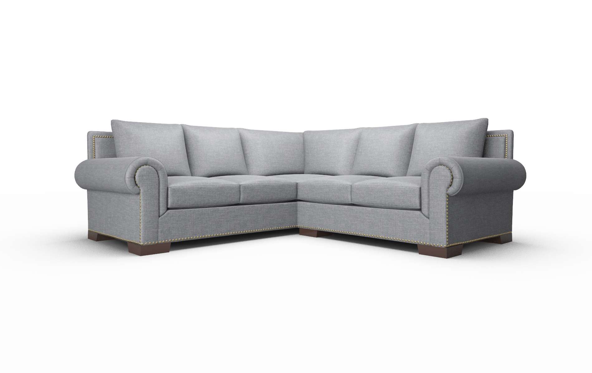 James Keylargo Graphite Sectional espresso legs 1