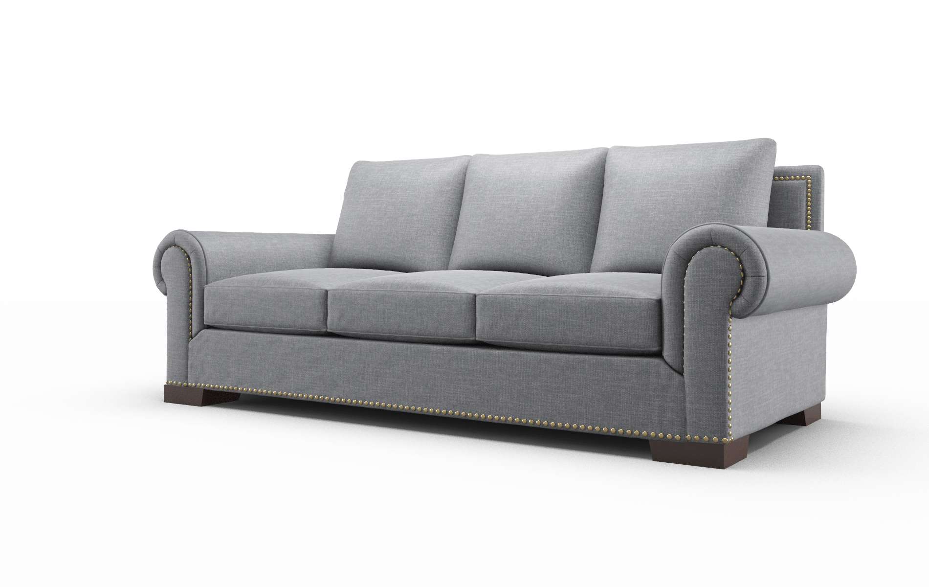James Keylargo Graphite Sofa espresso legs 4