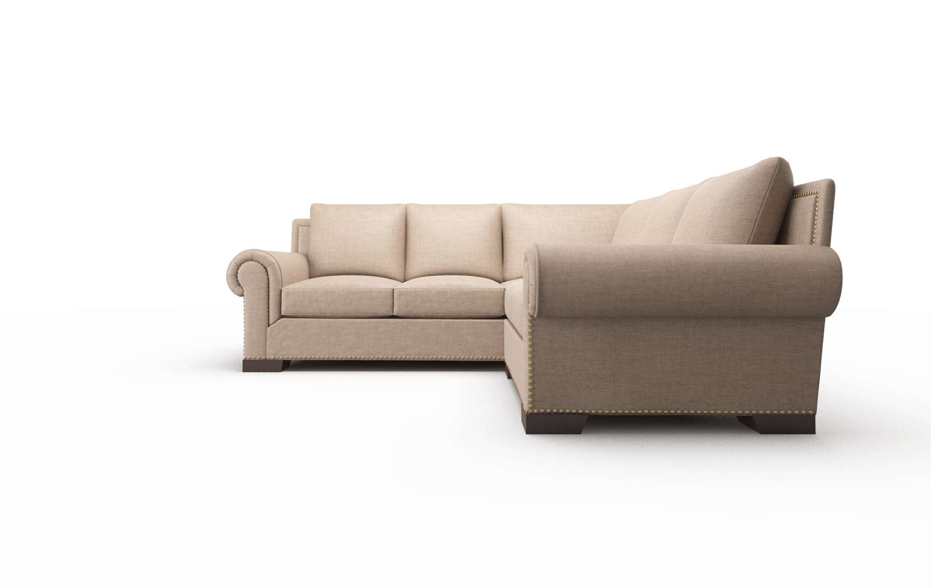 James Keylargo Mink Sectional espresso legs 5