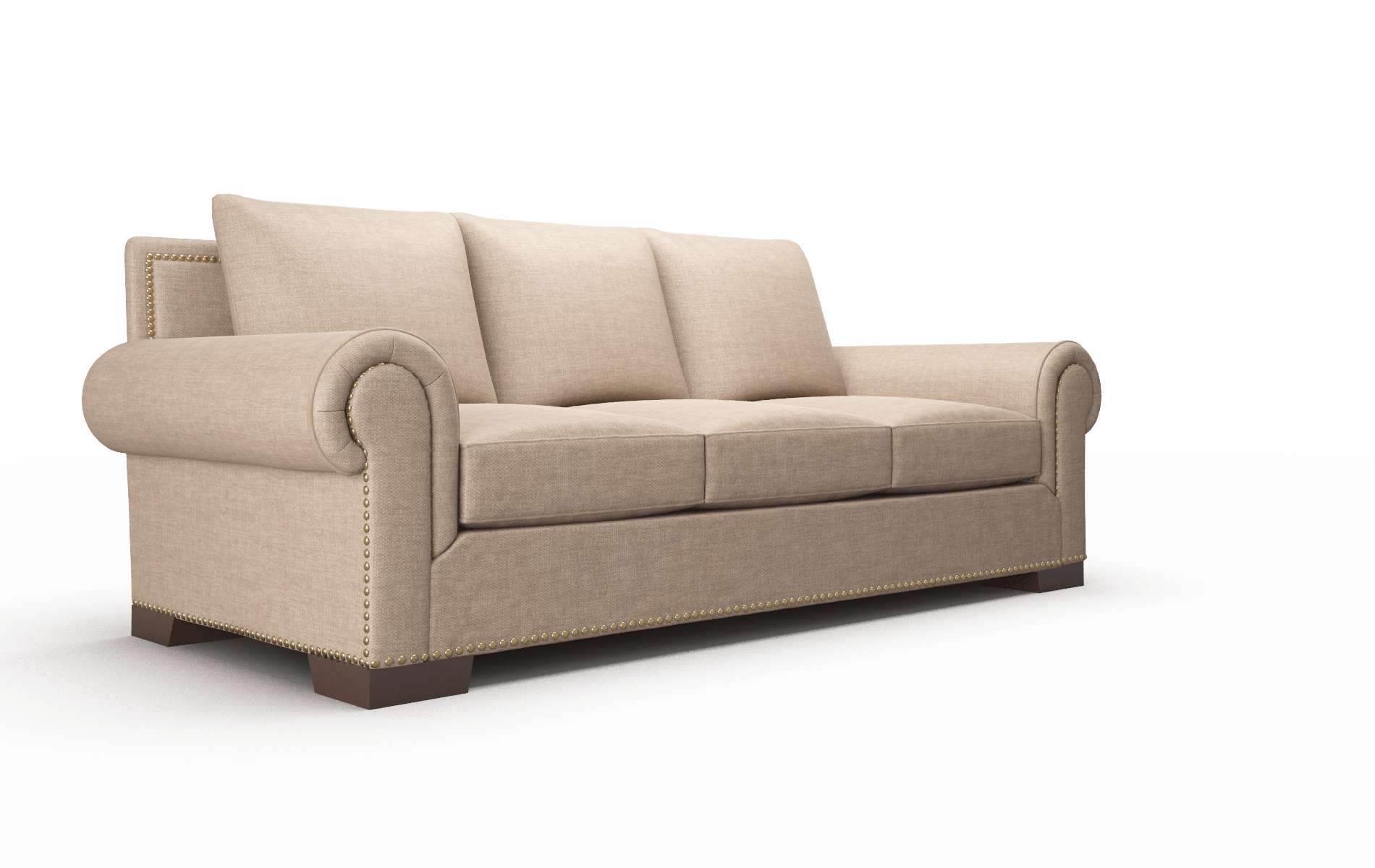 James Keylargo Mink Sofa espresso legs 2