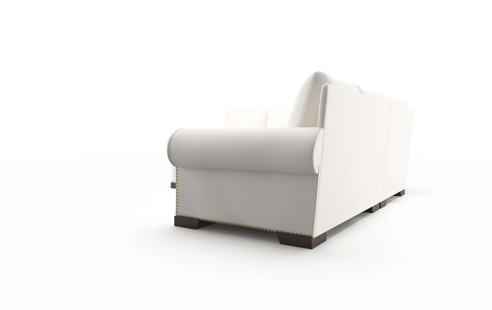 James Keylargo Oatmeal Sectional espresso legs 4