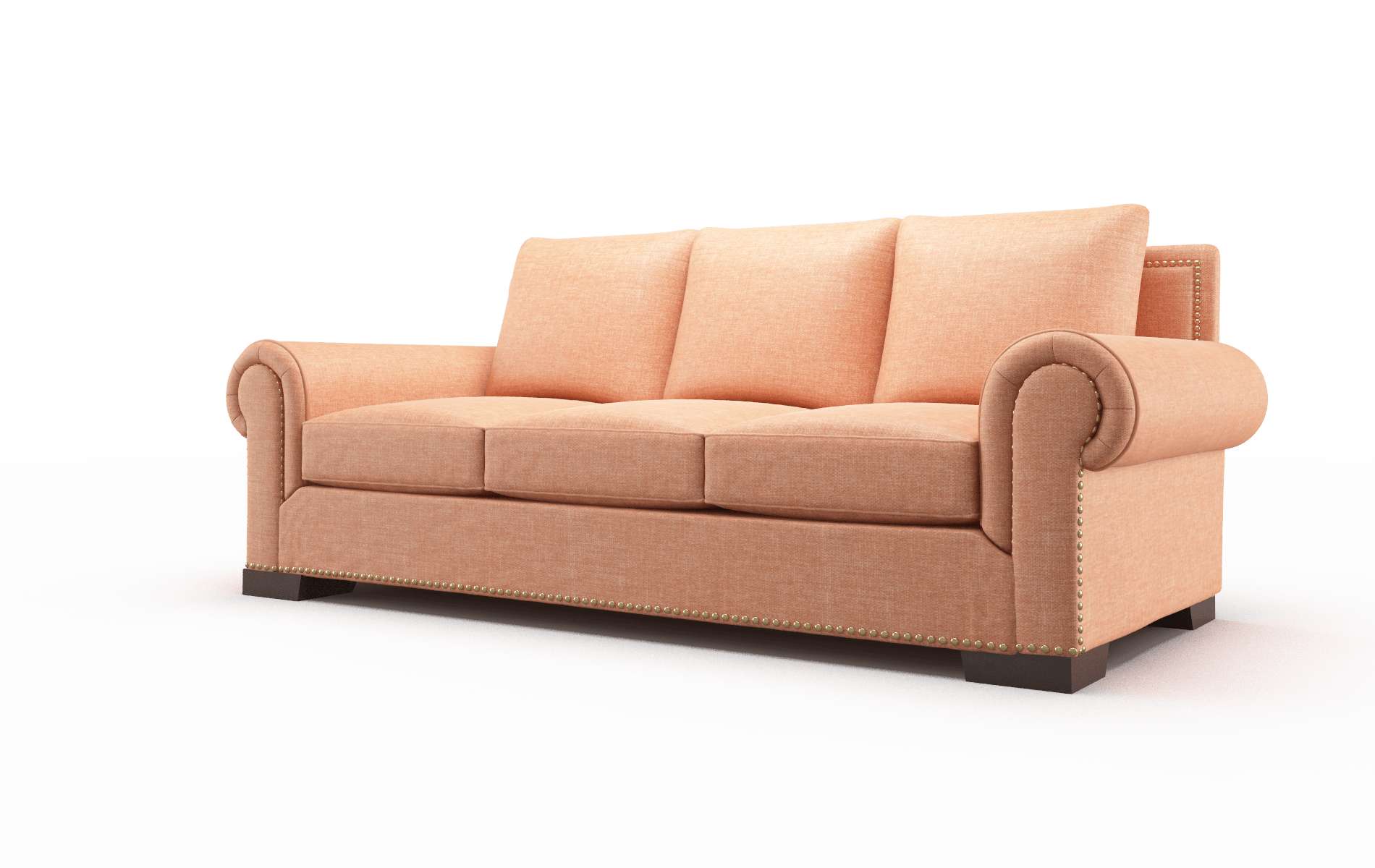 James Keylargo Terracotta Sofa espresso legs 4