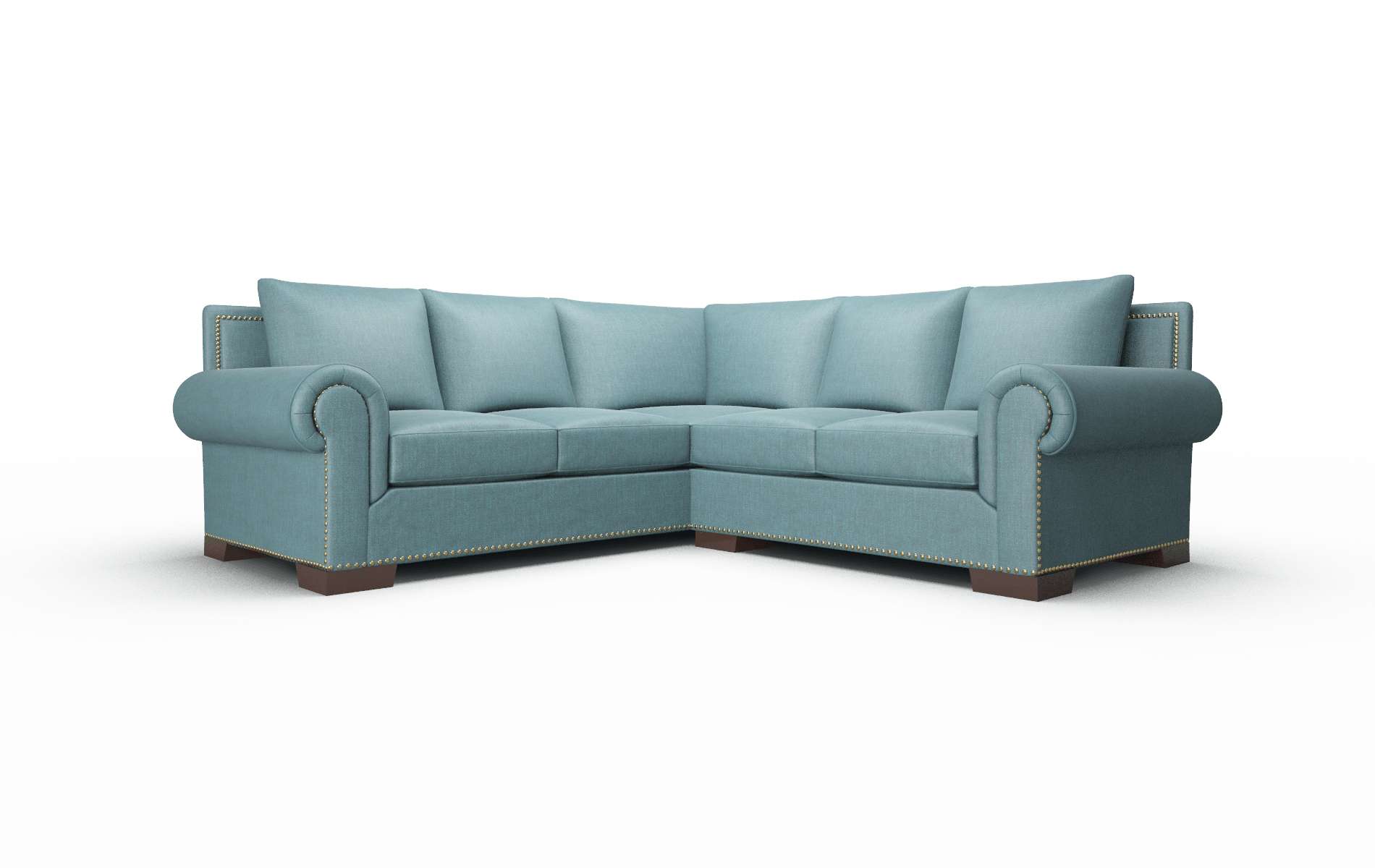 James Lana Eclipse Sectional espresso legs 1