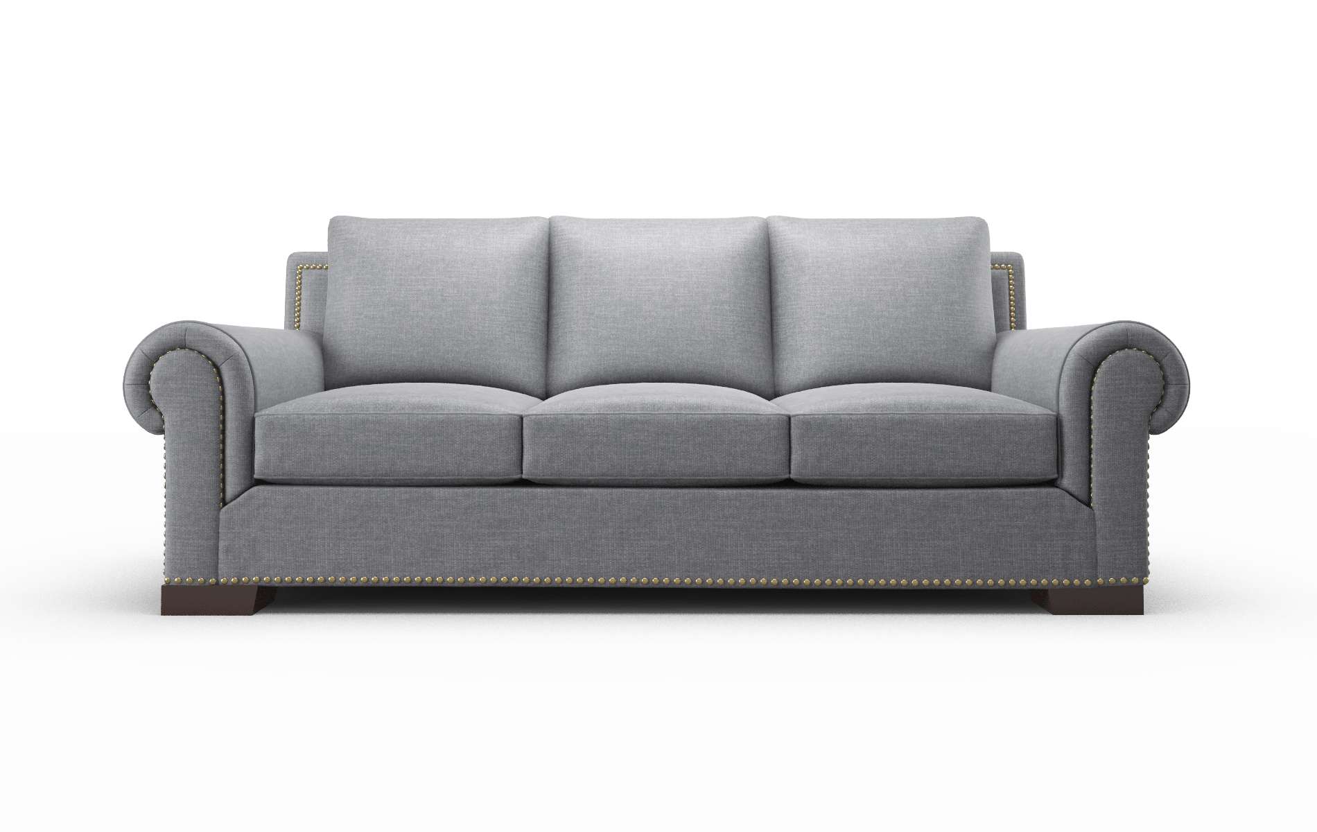 James Lana Onyx Sofa espresso legs 1