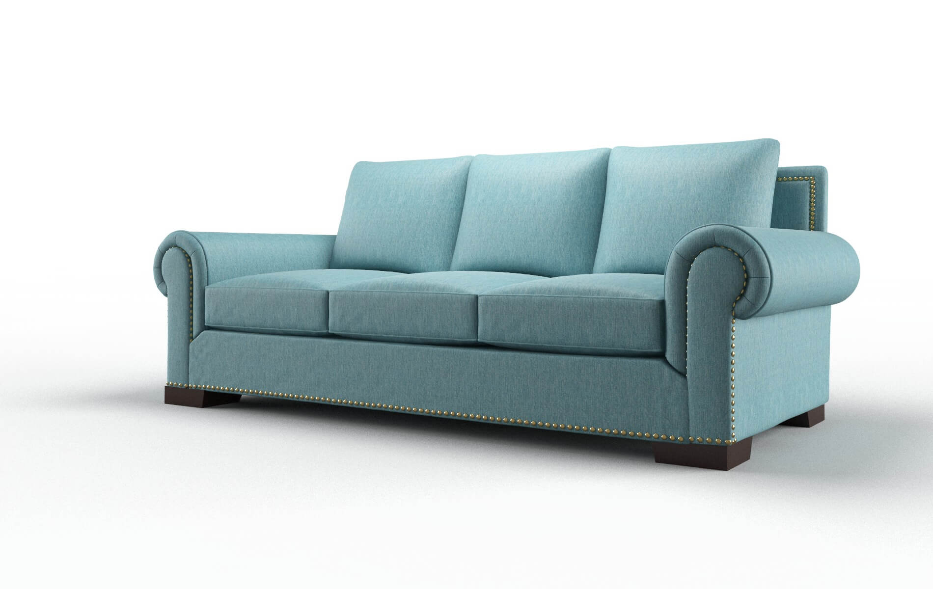 James Lana Peacock Sofa espresso legs 4