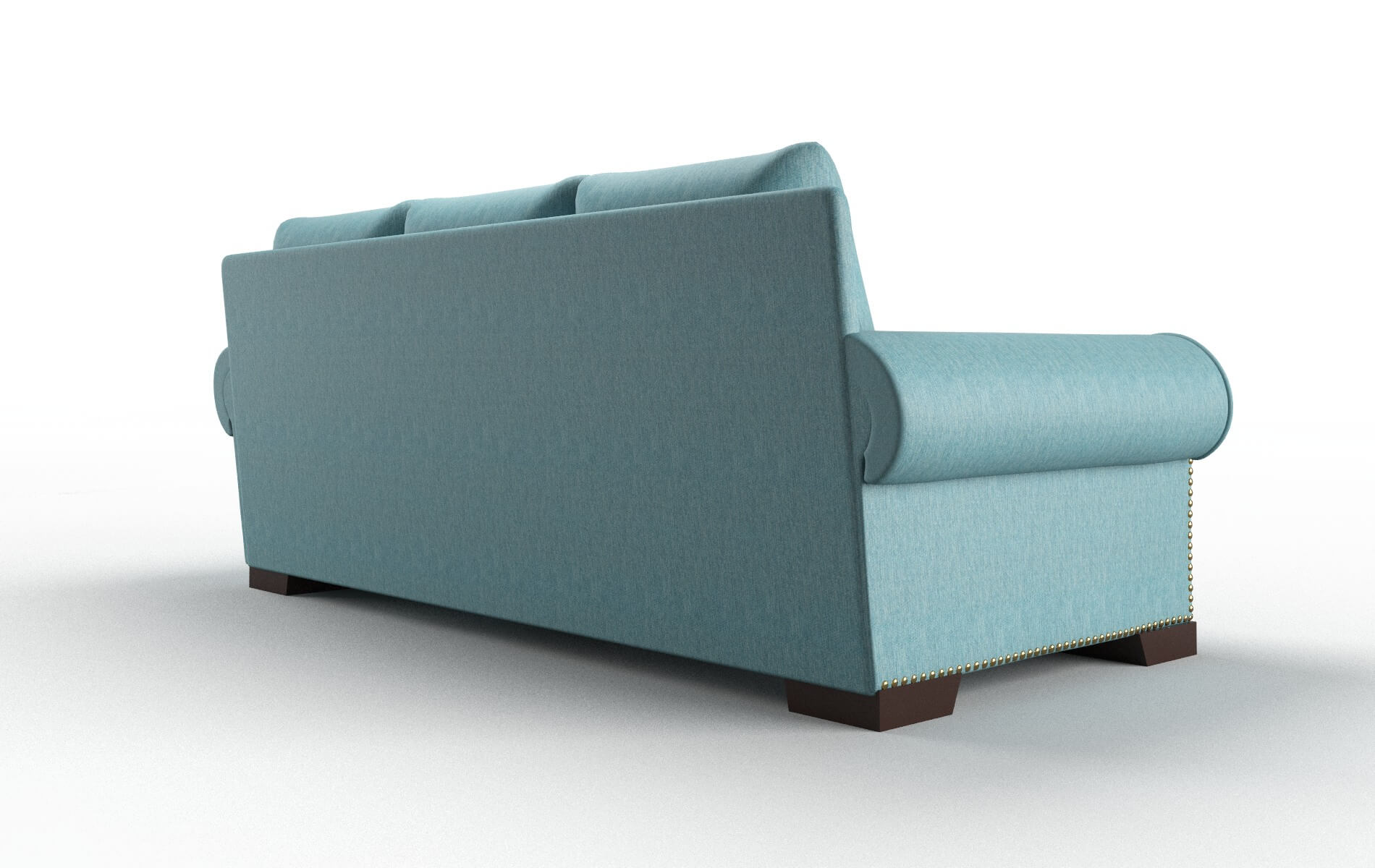James Lana Peacock Sofa espresso legs 5