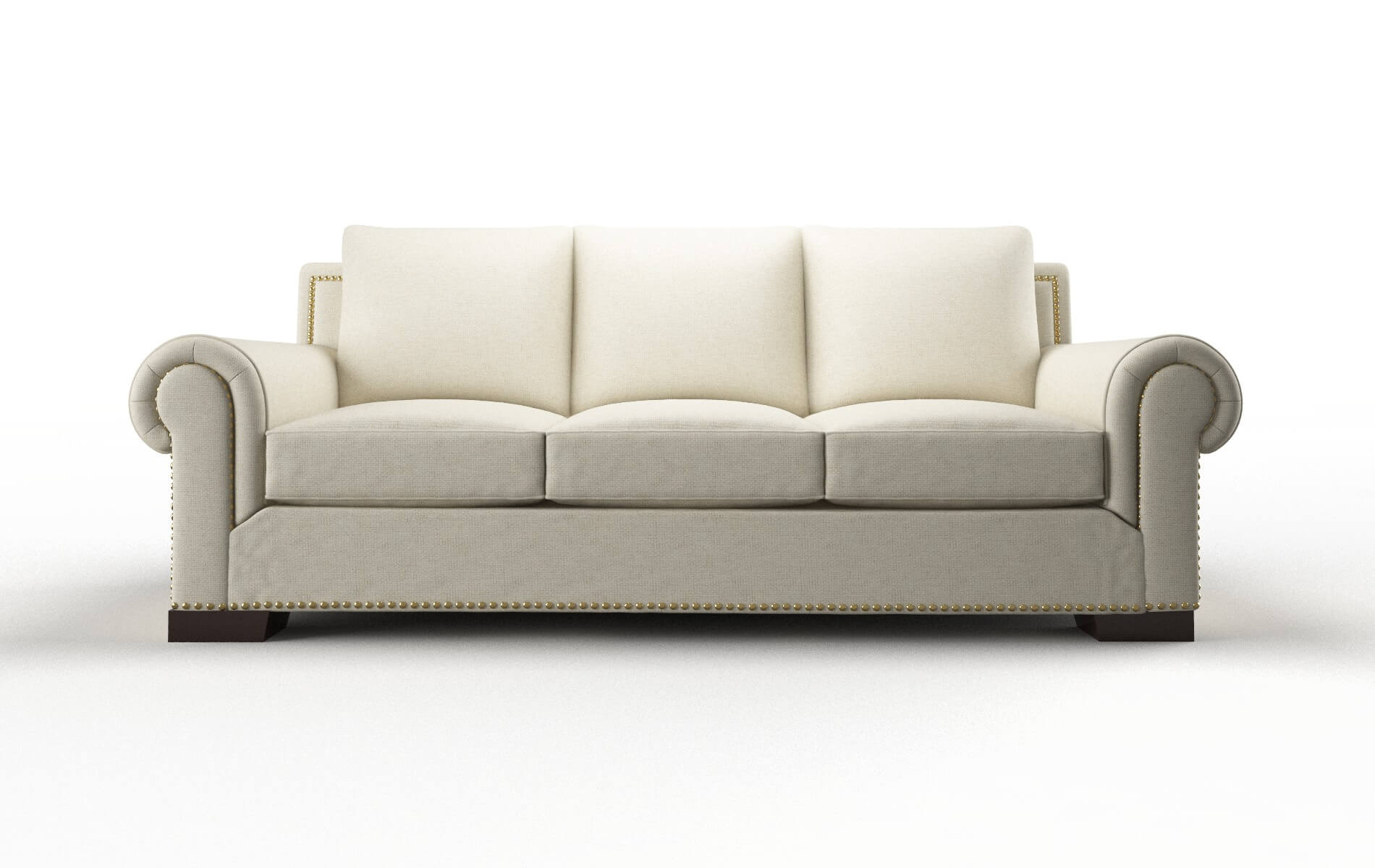 James Lana Sand Sofa espresso legs 1