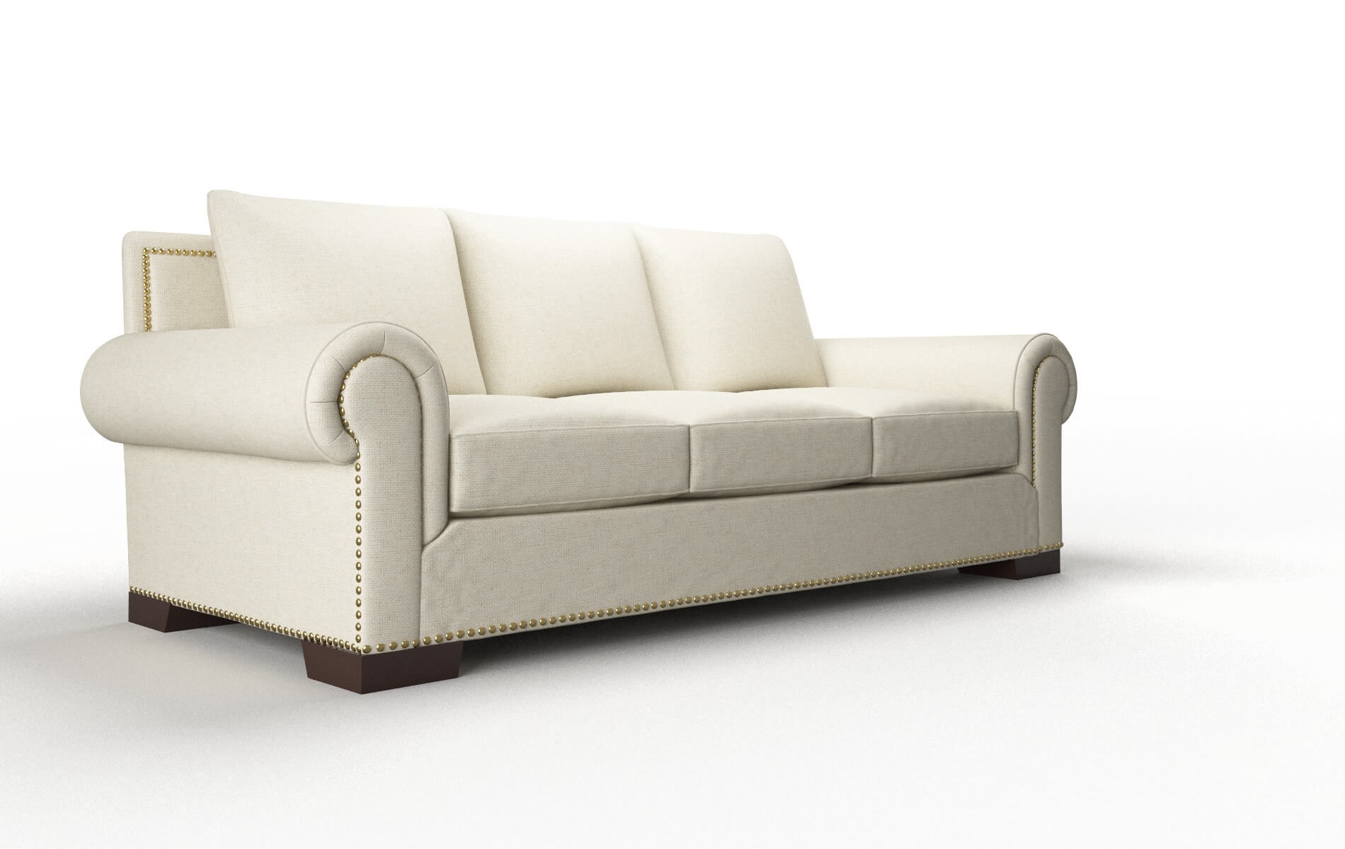 James Lana Sand Sofa espresso legs 2