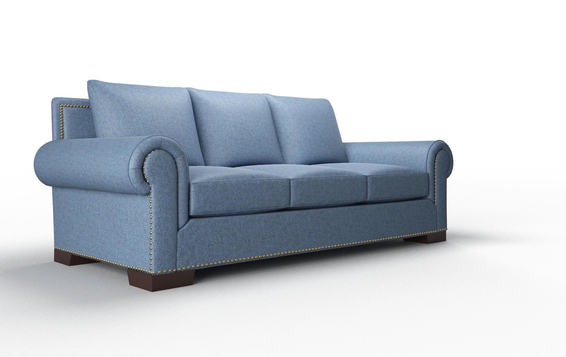 James Leslie Indigo Sofa espresso legs 2