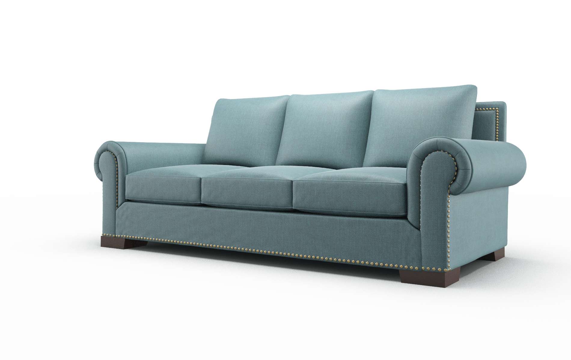 James Leslie Peacock Sofa espresso legs 4