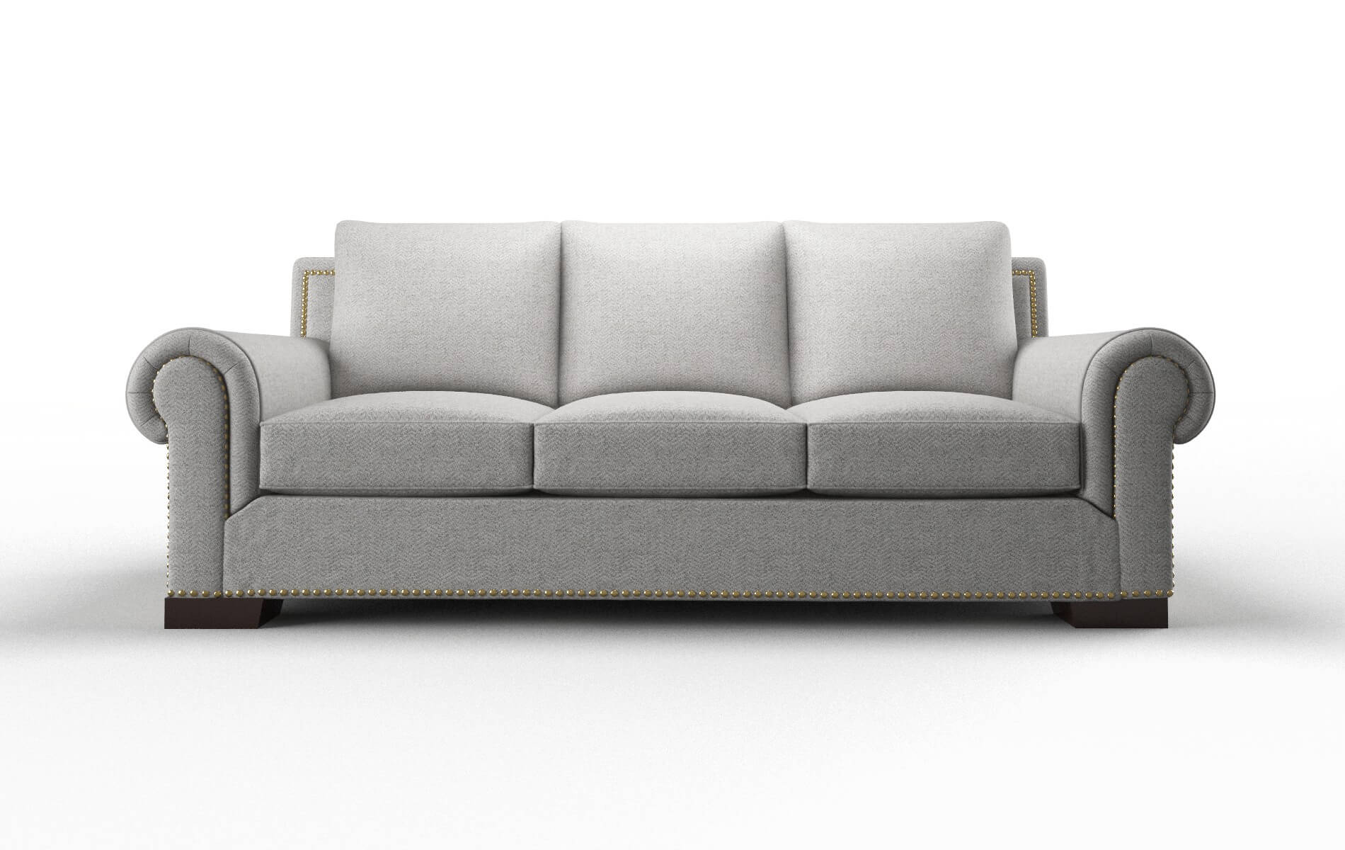 James Malibu Dove Sofa espresso legs 1