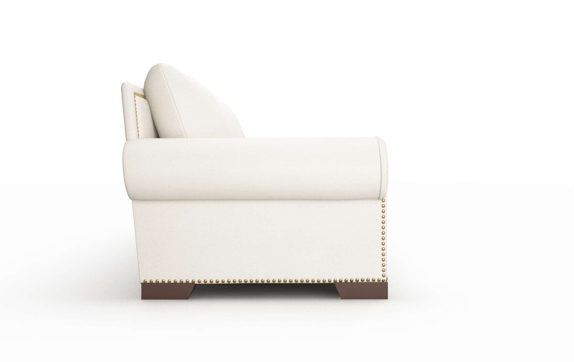 James Malibu Linen Sofa espresso legs 3