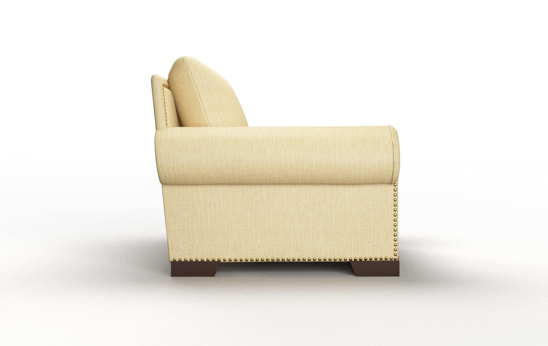 James Malibu Maize Chair espresso legs 3