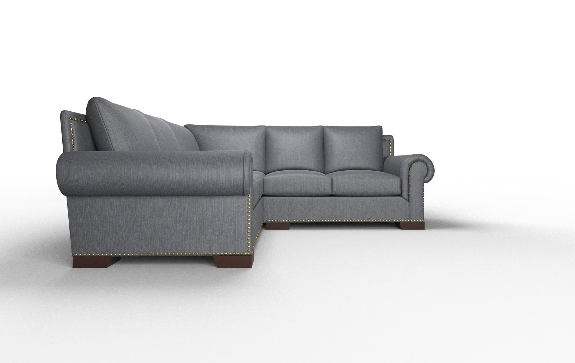 James Malibu Sea Sectional espresso legs 2