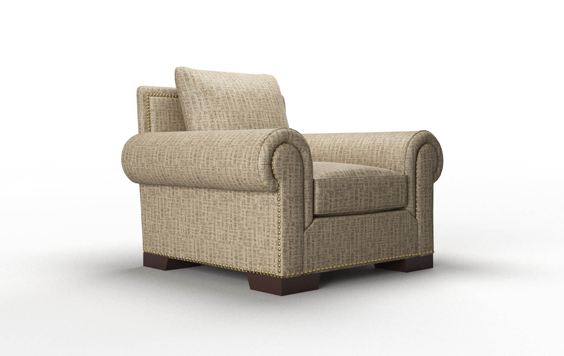 James Marcy Camel Chair espresso legs 2