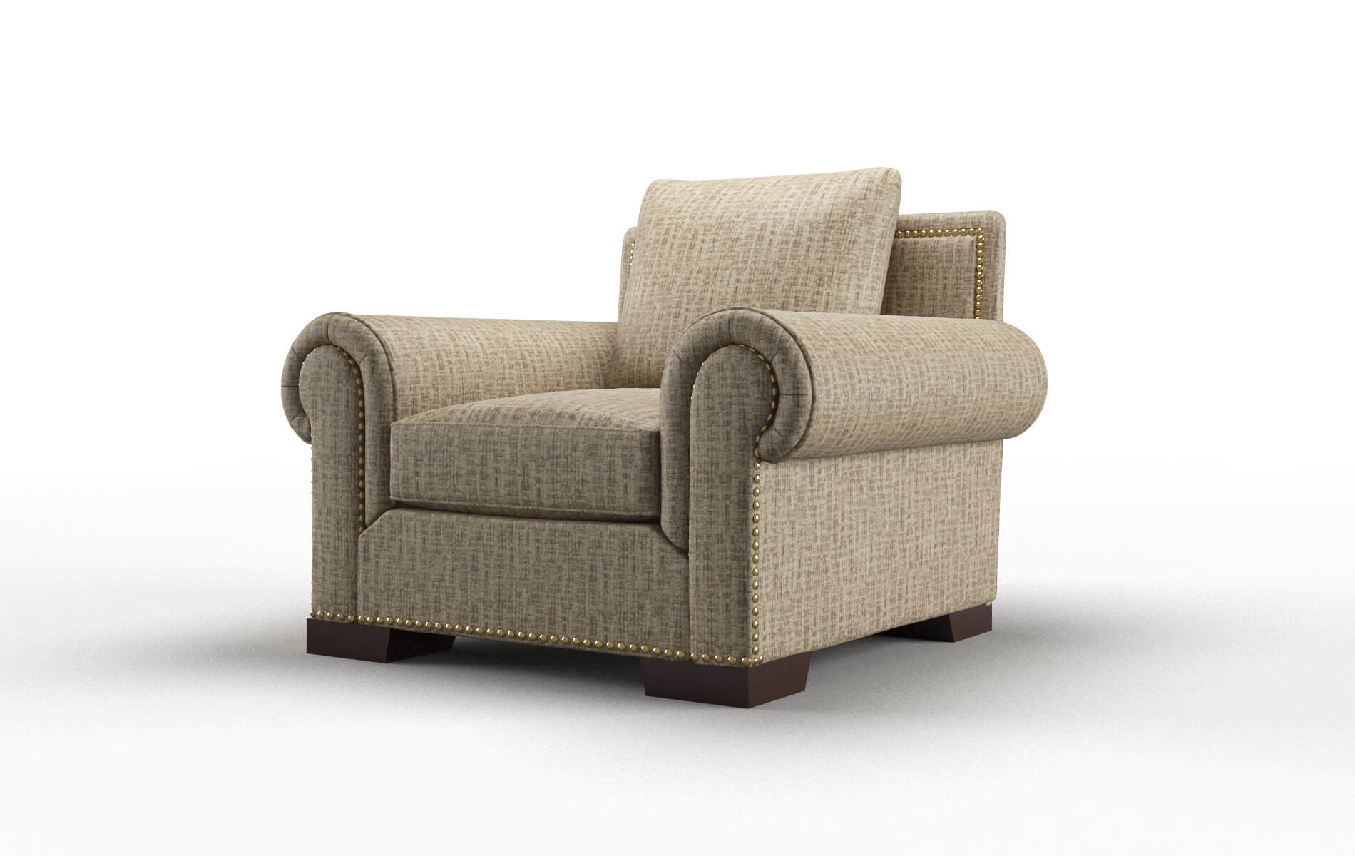 James Marcy Camel Chair espresso legs 4