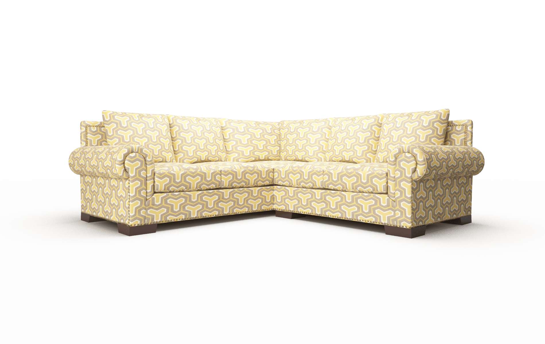 James Merci Dijon Sectional espresso legs 1