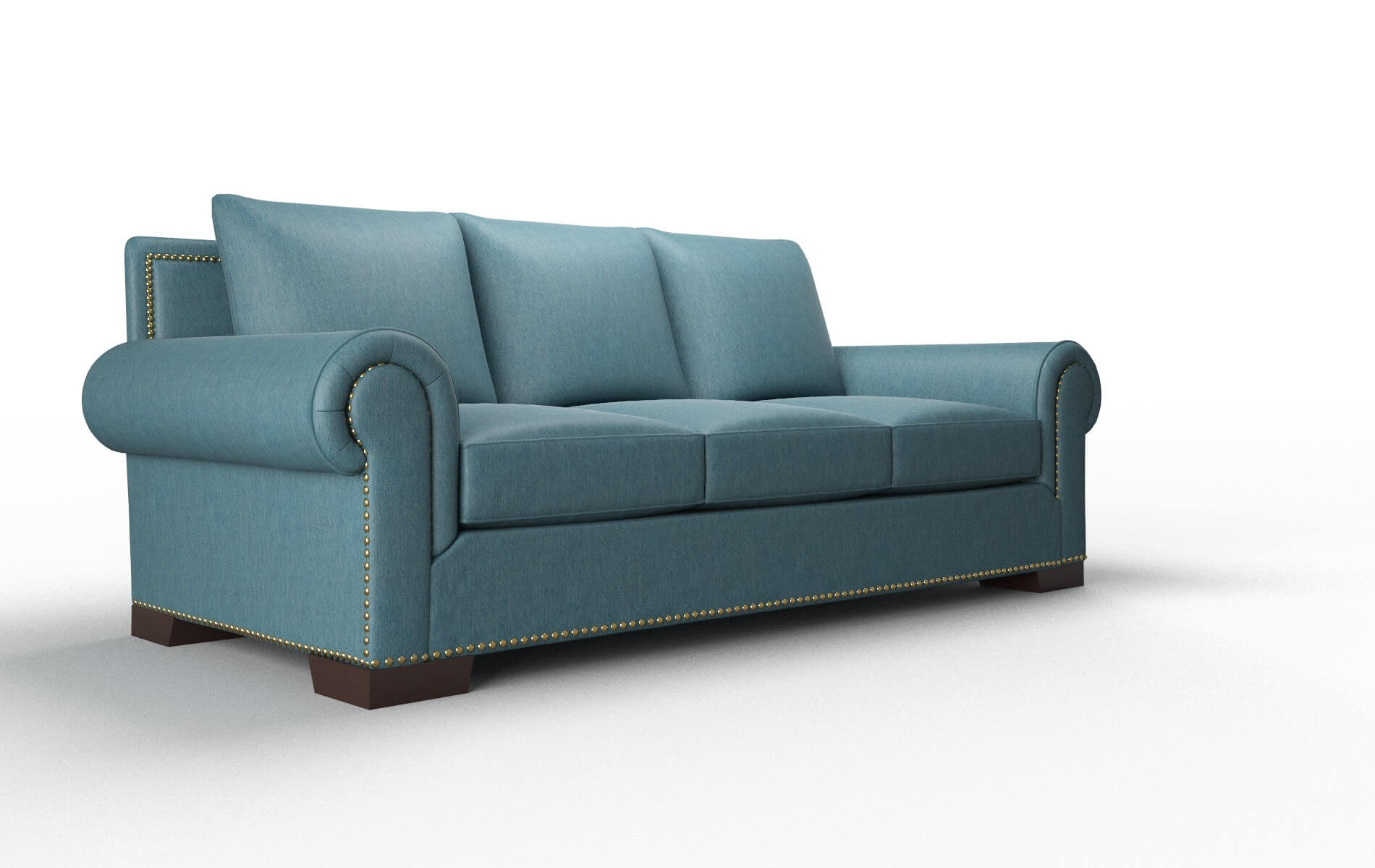 James Merit Peacock Sofa espresso legs 2