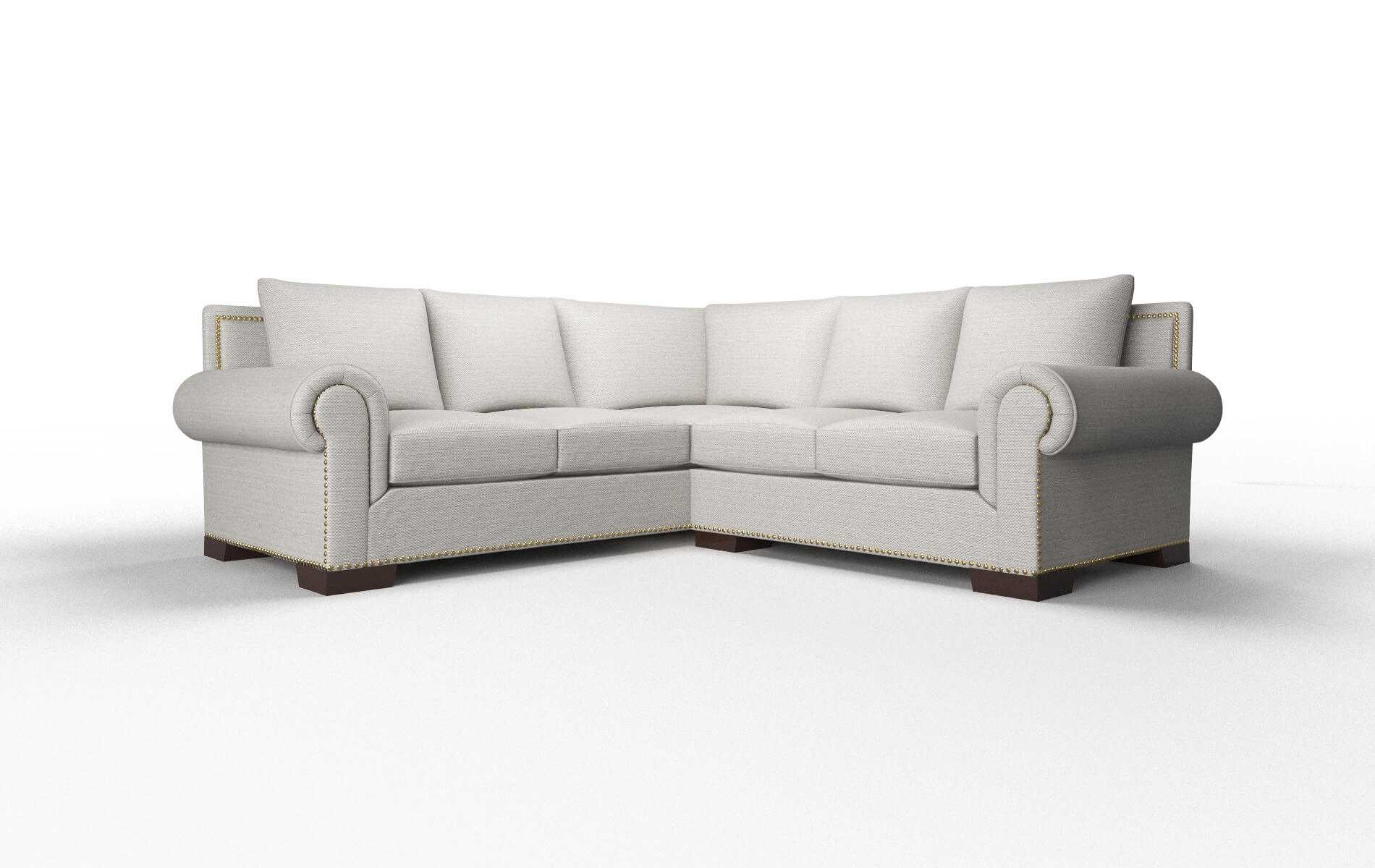 James Naples Ash Sectional espresso legs 1